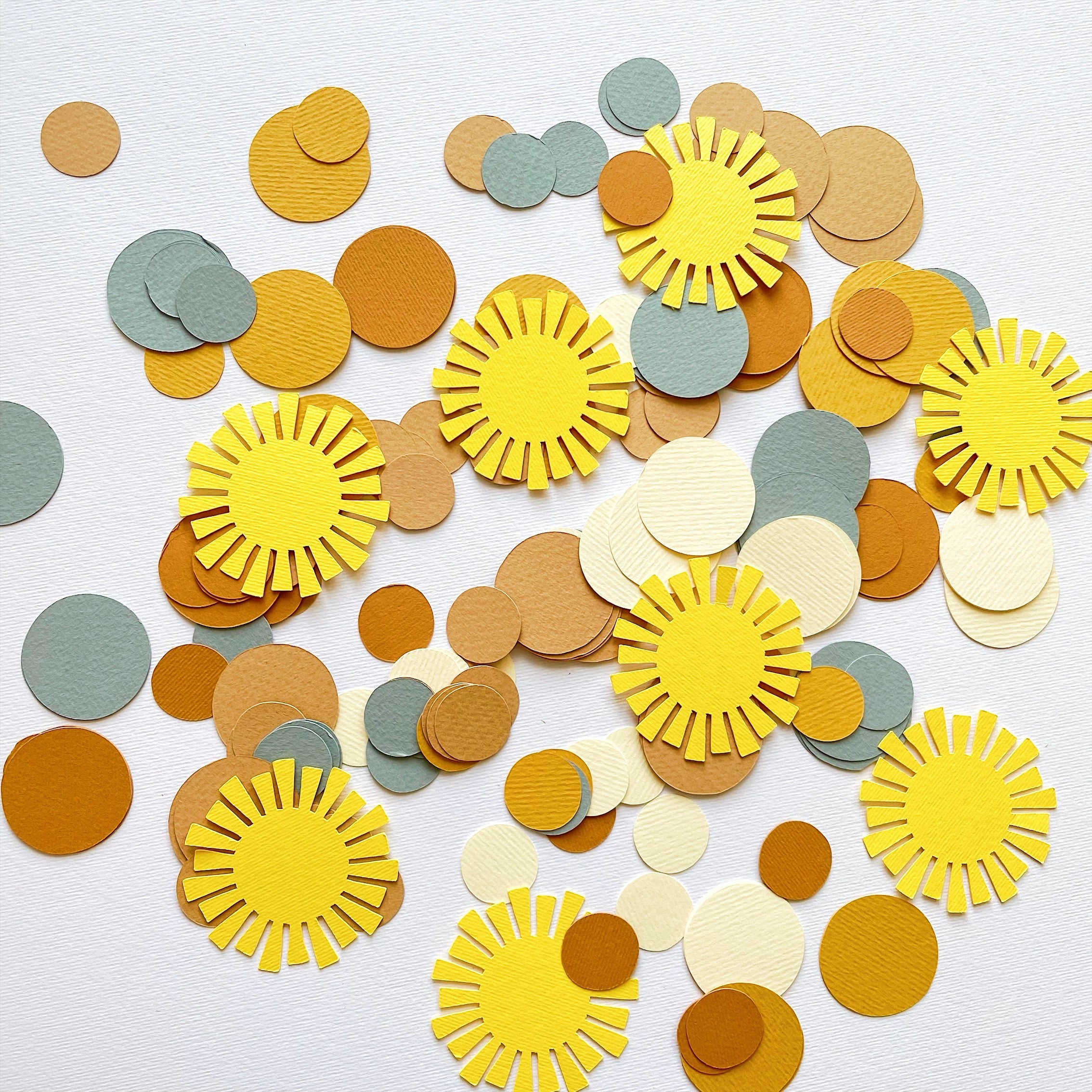 Boy Boho Sun Birthday Confetti  Boho Sun themed Here Comes the Sun Birthday Boho Sunshine First Birthday First Trip Around The Sun Party