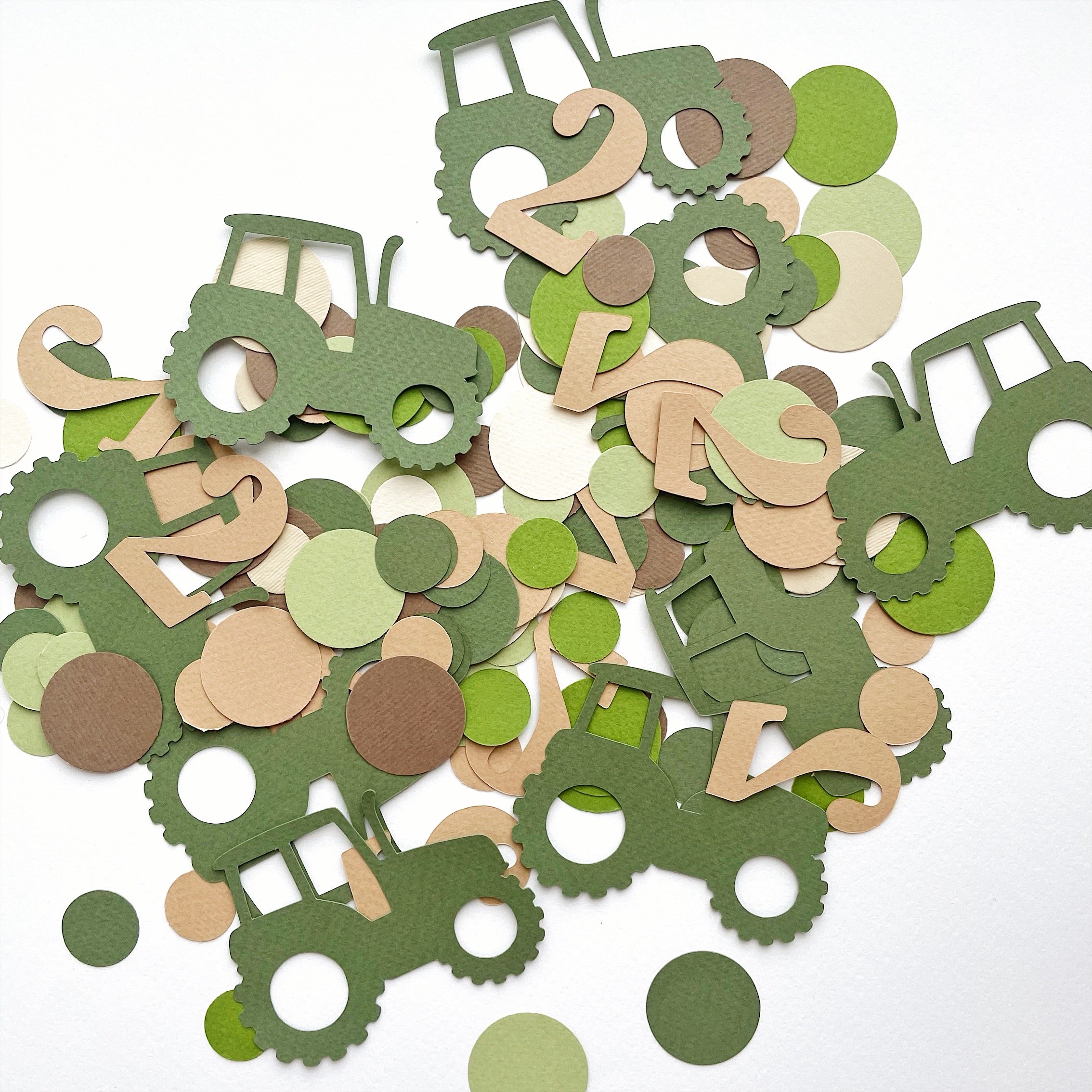 Tractor Confetti Tractor Birthday Party Decorations Tractor Decor Farm theme Birthday party
