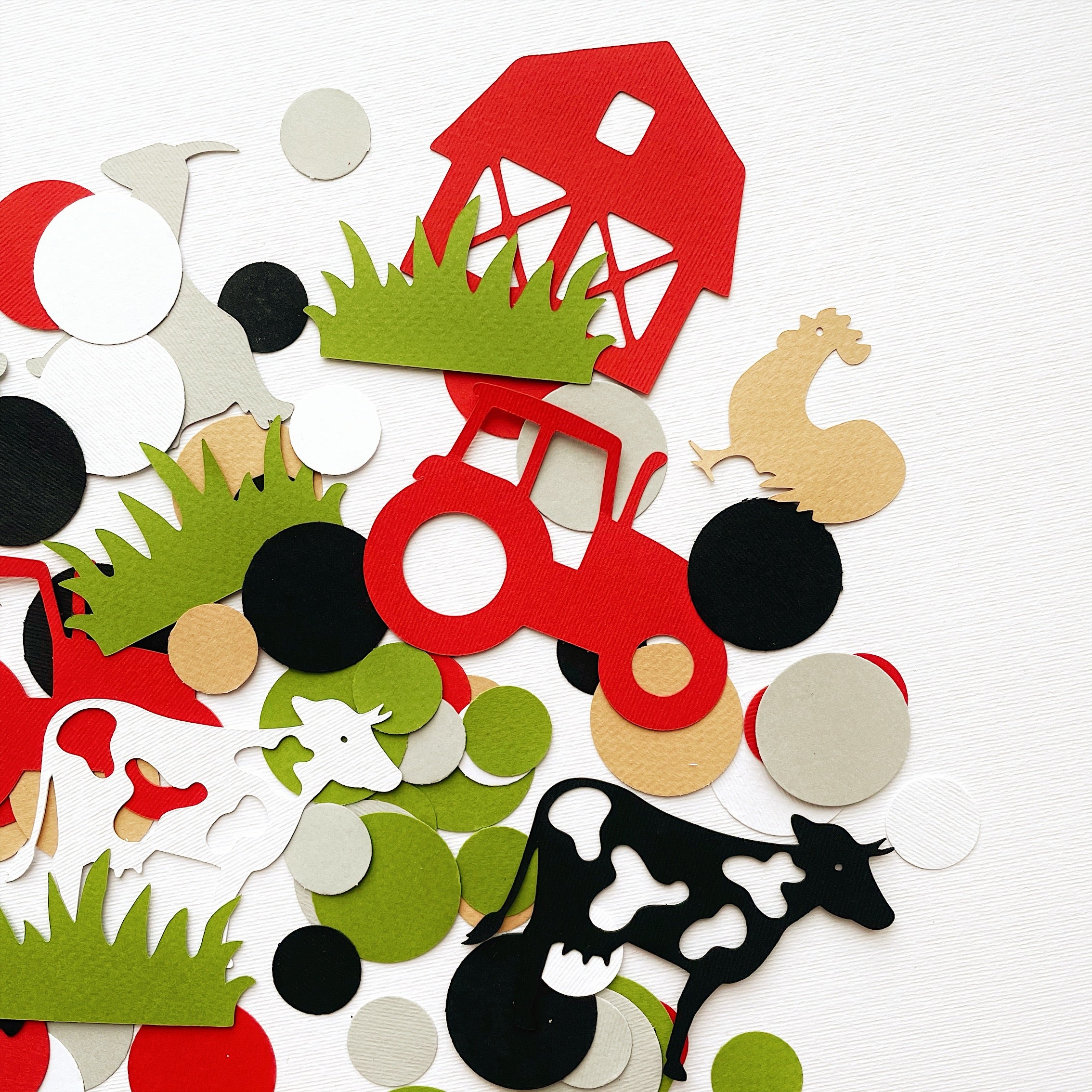 Farm Confetti arn Themed Boy 1st Birthday Farm First Birthday Party