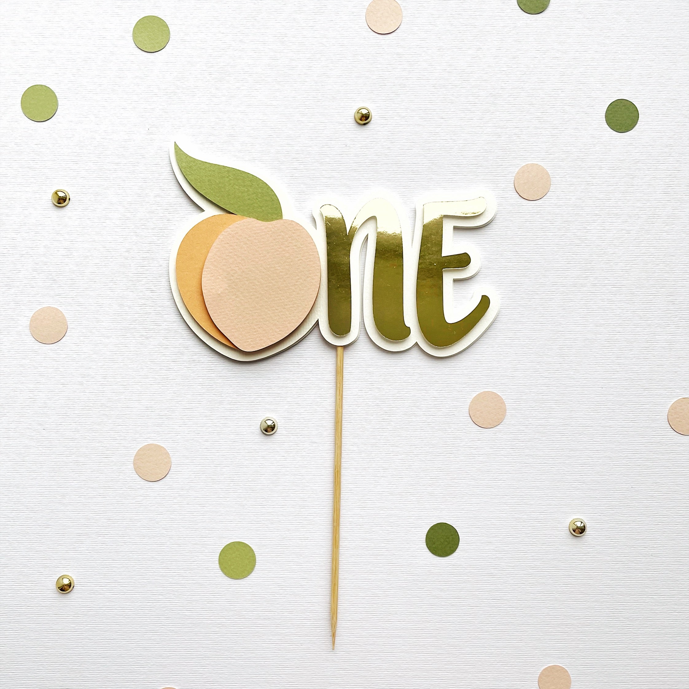 Peach First Birthday Cake Topper Peach First Birthday Decor Summer Party Ides Sweet as a Peach Peach themed Fruit or Summer Birthday Party