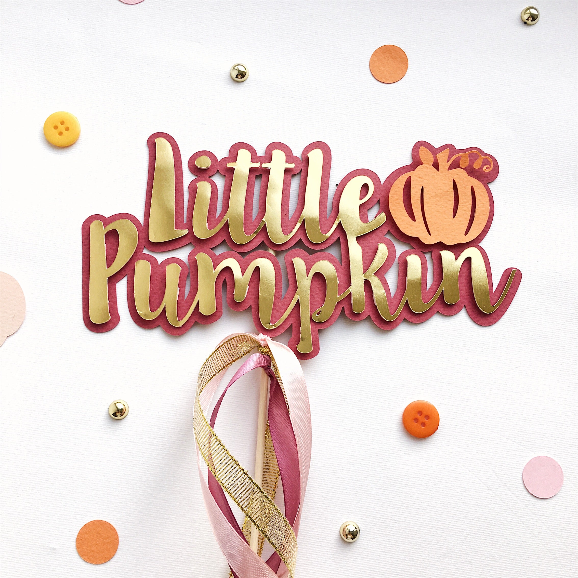 Little Pumpkin Centerpieces Fall Baby Girl Shower Pumpkin Topper Our Little Pumpkin 1st Birthday Decorations Fall Birthday Table Decor