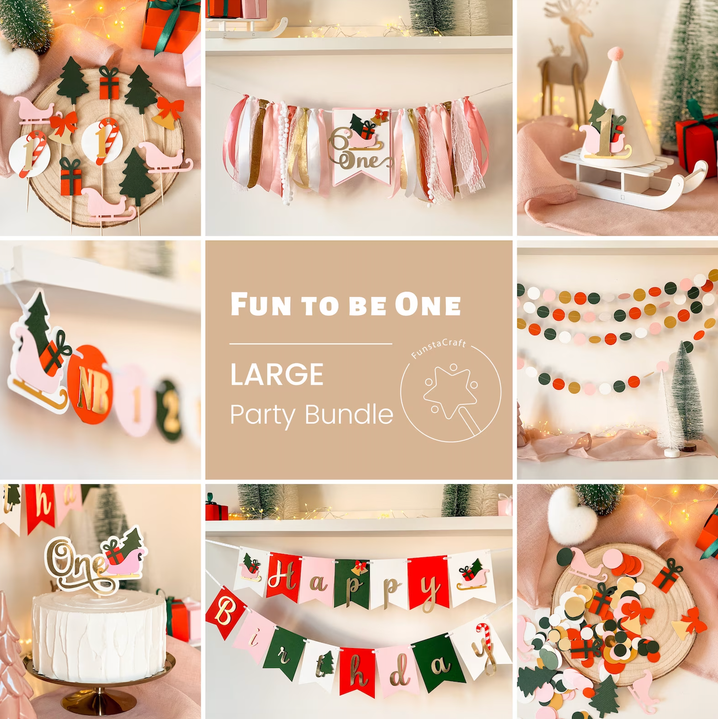 Snow Much Fun to be One Party Decorations 1st Birthday Sleigh Birthday Party Christmas Holiday Birthday Winter Girl 1st Birthday Party h What Fun it is to be One Sleigh themed Birthday Party