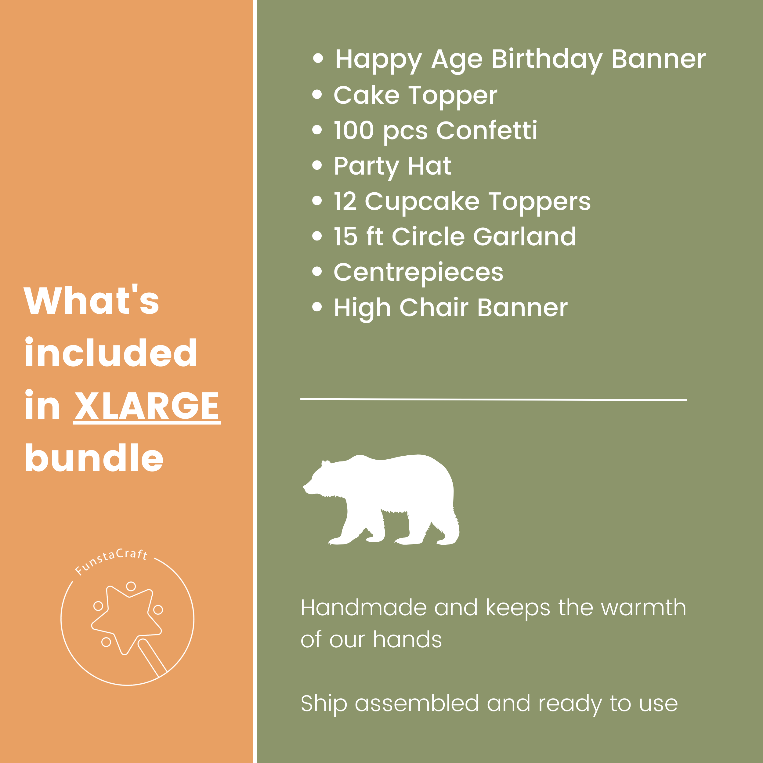 Woodland 2+ Years Party Bundle