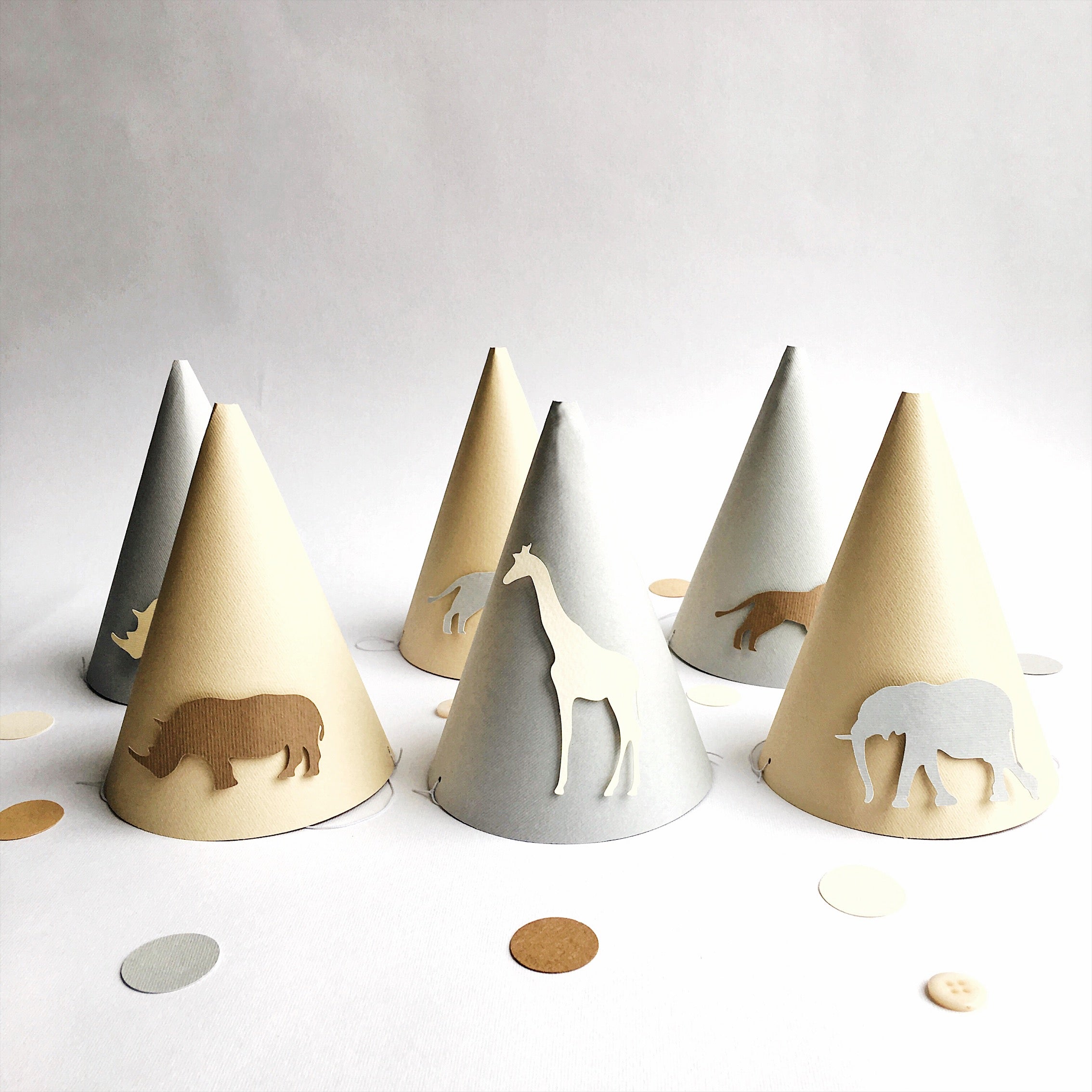 Safari Party Hats Jungle Birthday Decorations Zoo Theme Birthday