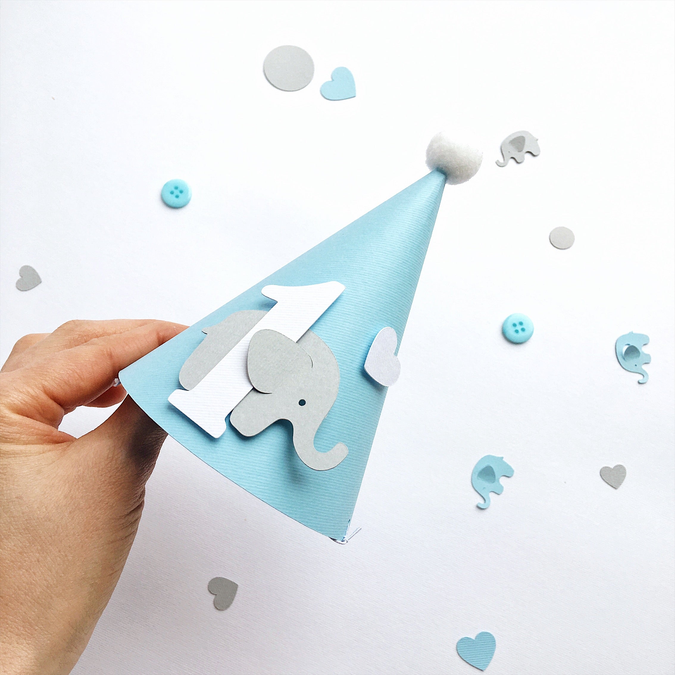 Elephant Party Hat Elephant 1st Happy Birthday Decorations Elephant Theme Party