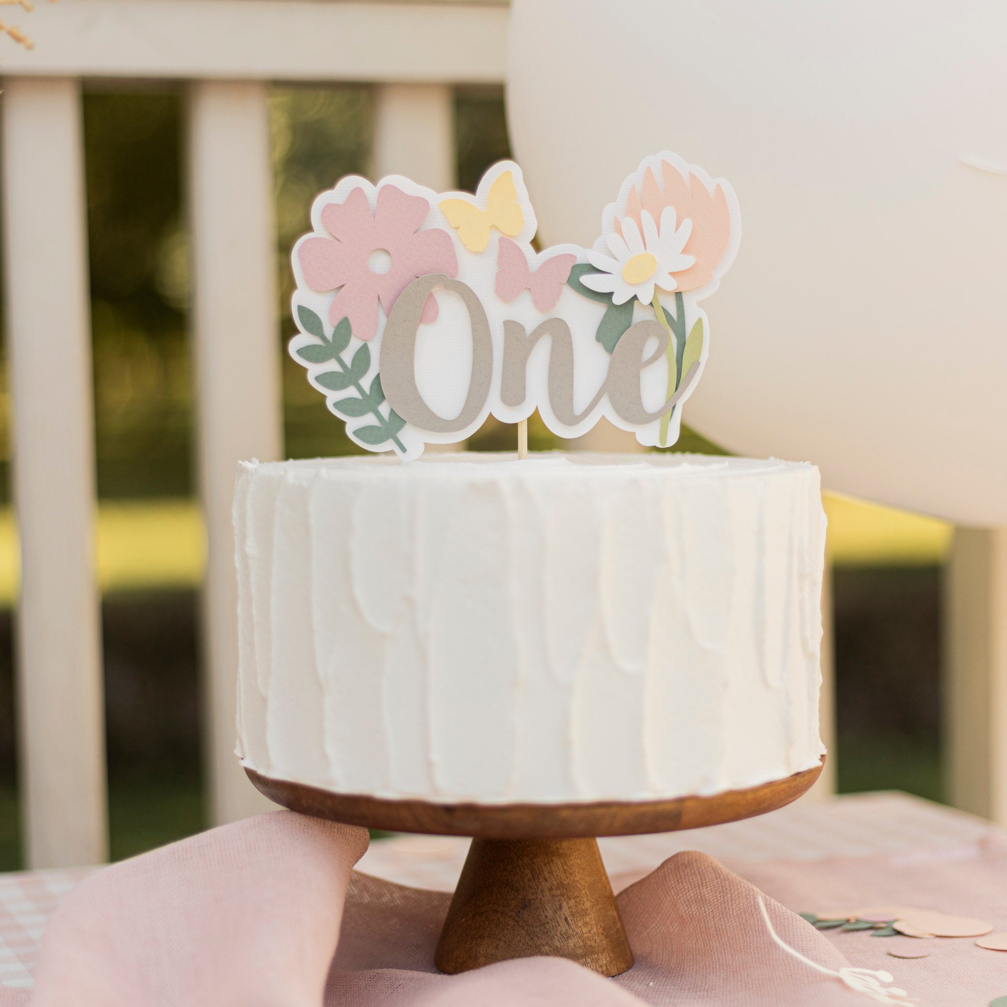 Wildflower Cake Topper Wildflower 1st Birthday Wild and Onederful