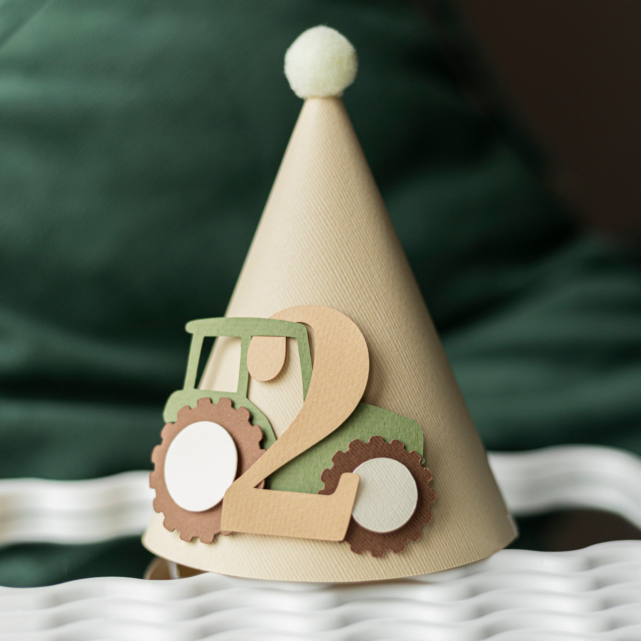 Tractor Party Hat Farm Birthday Decorations Tractor Birthday Party Hat Birthday Party Hat for Boys