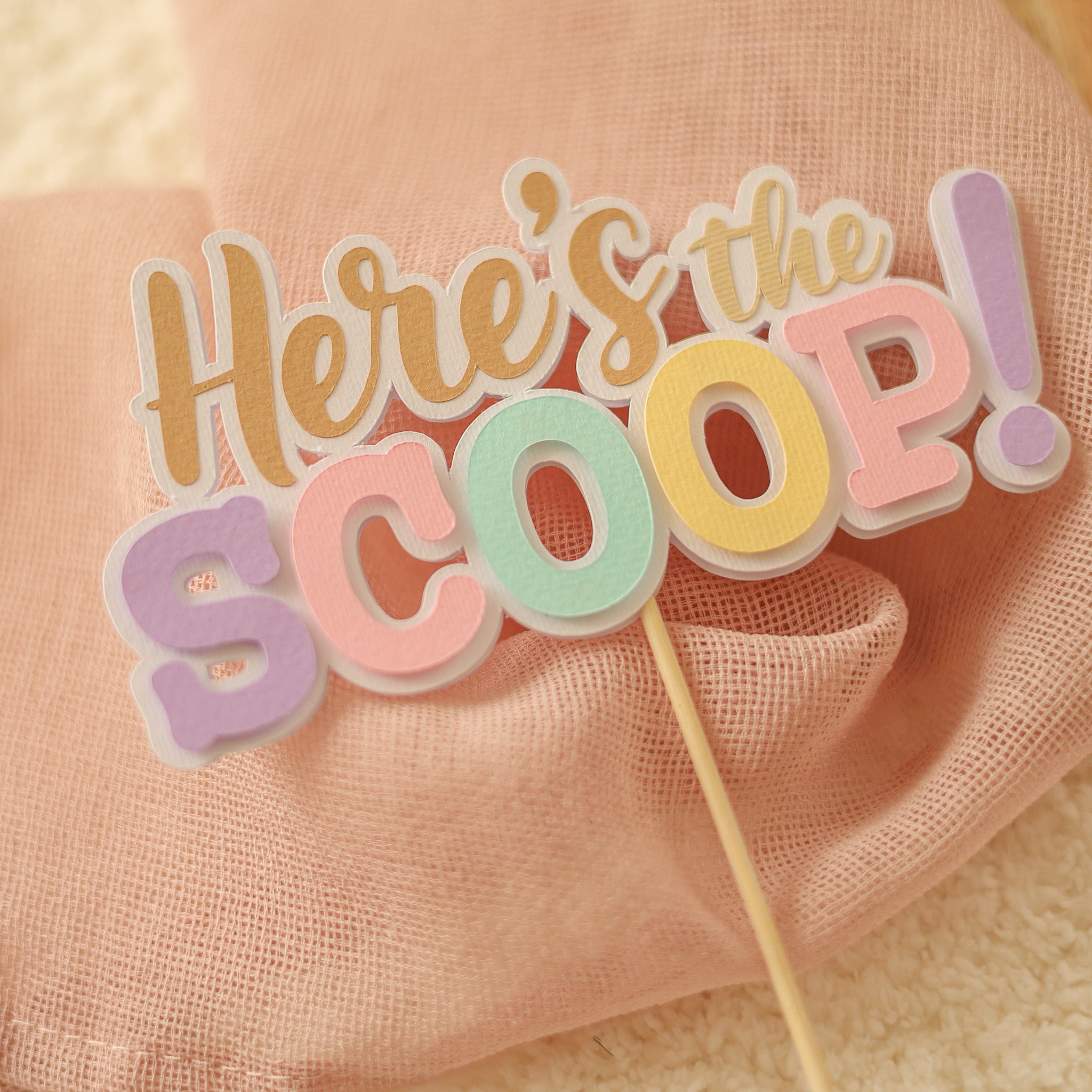 Ice Cream Centerpieces Here's the Scoop Birthday party Sweet One