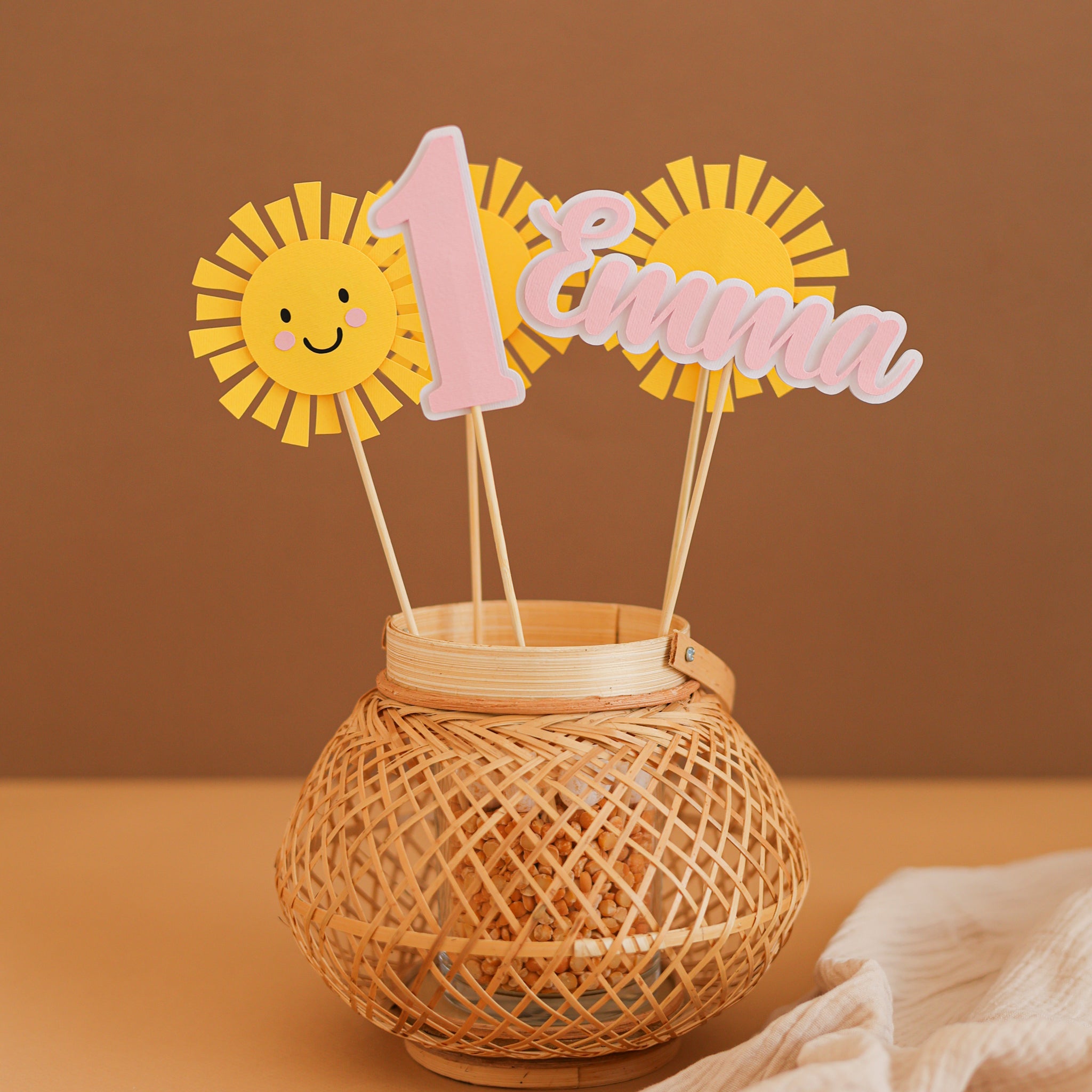 Sunshine Centerpieces You are my Sunshine Birthday