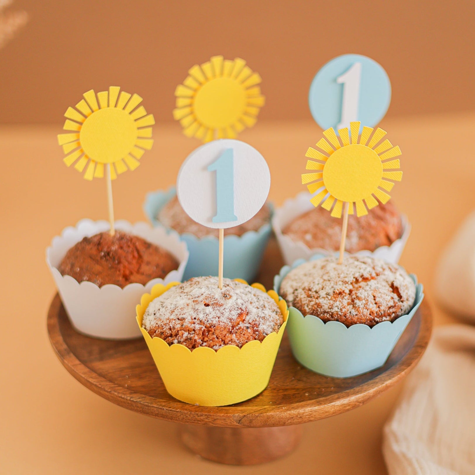 Sun Cupcake Toppers, You Are My Sunshine, Heres Comes the Son