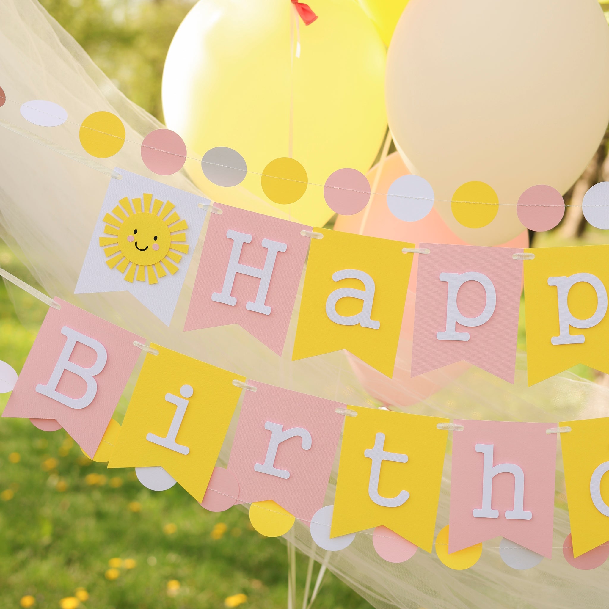 Sunshine Birthday Banner, One in the Sun, Customized Banner