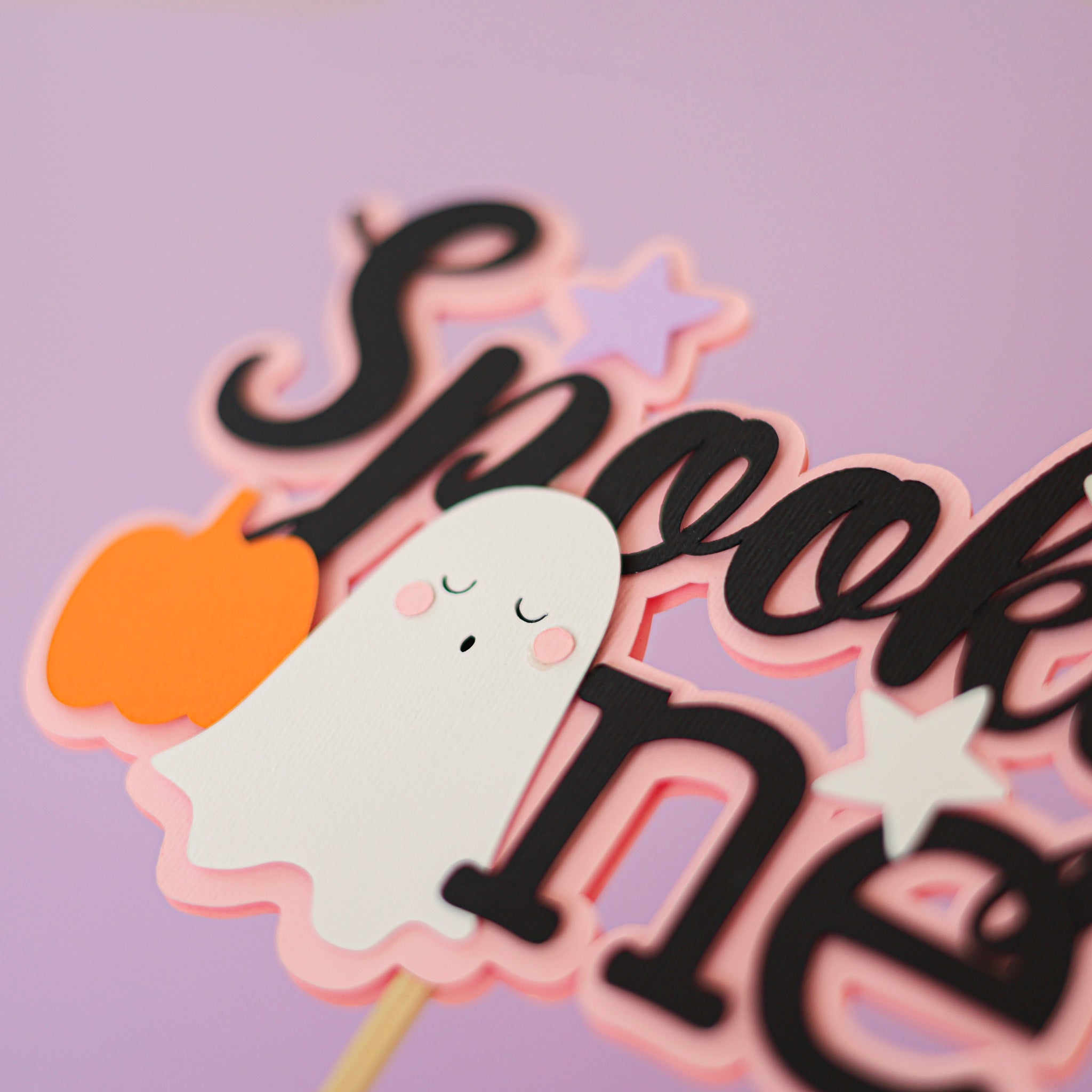Spooky One Cake Topper for 1st Birthday party