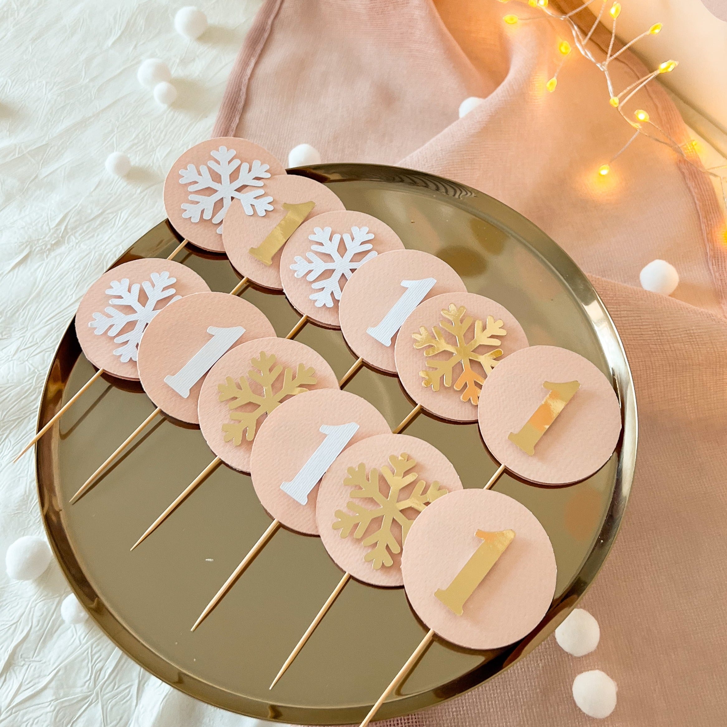 Winter Onederland Cupcake toppers Christmas Holiday Baby Shower Christmas Holiday Birthday Winter Baby Shower Winter Onederland Oh What Fun it is to be One