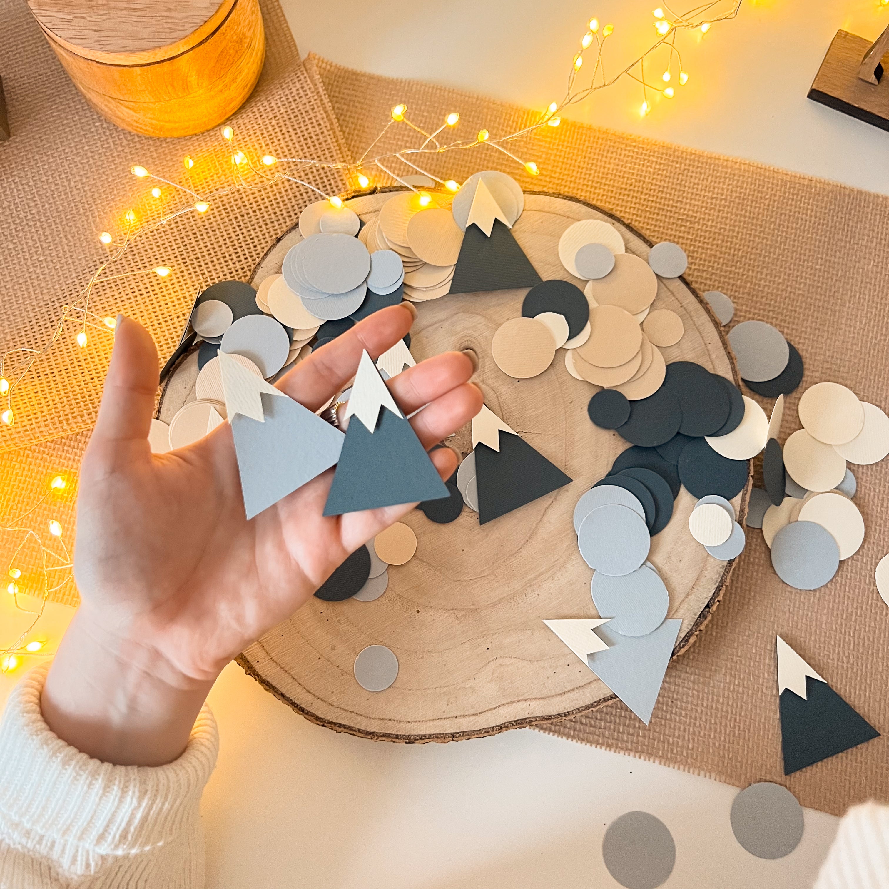 Mountain Theme Confetti Mountain 1st Birthday Decorations Mountain Baby Shower Adventure Awaits Party
