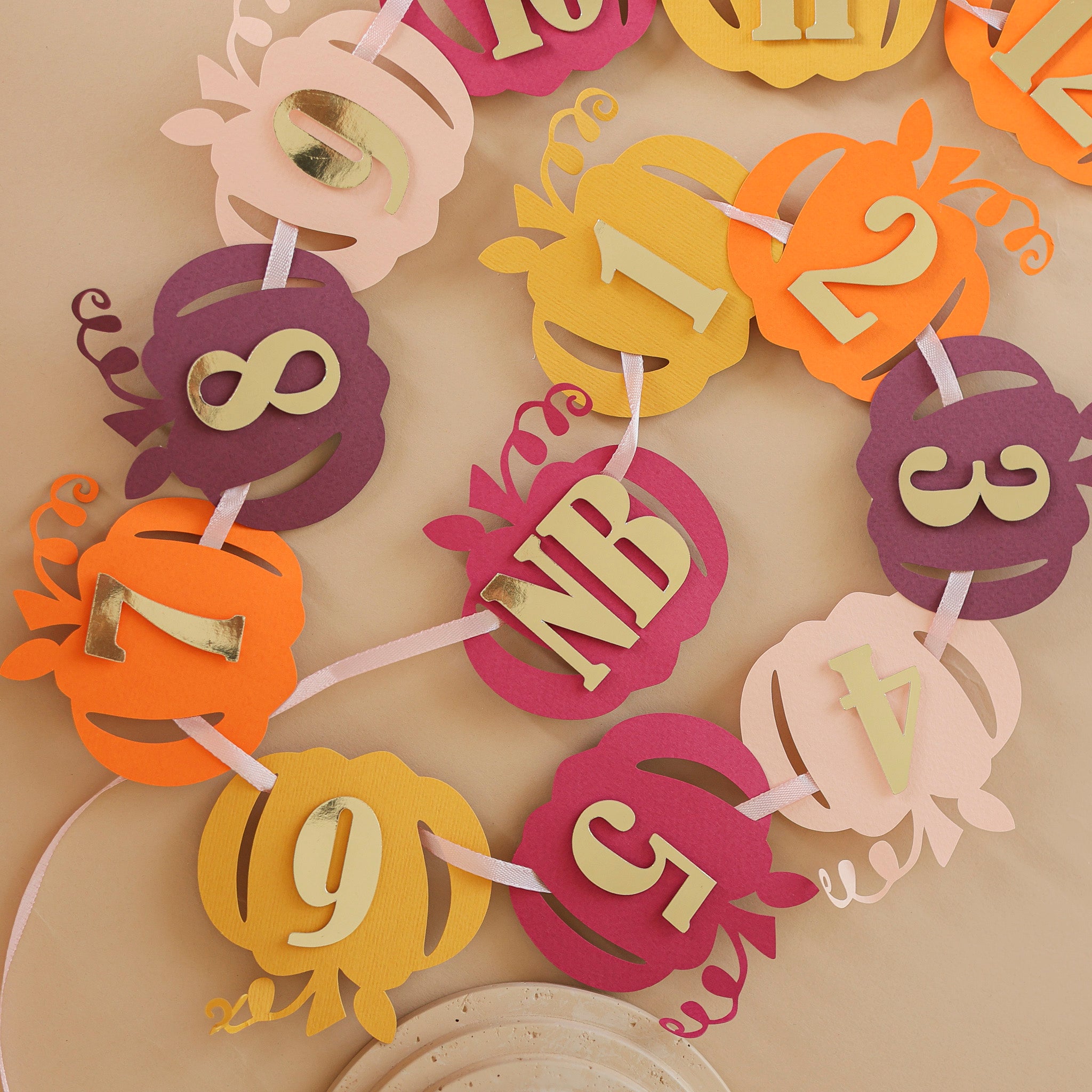 Little Pumpkin 1st Birthday Photo Banner - Fall Party Decor