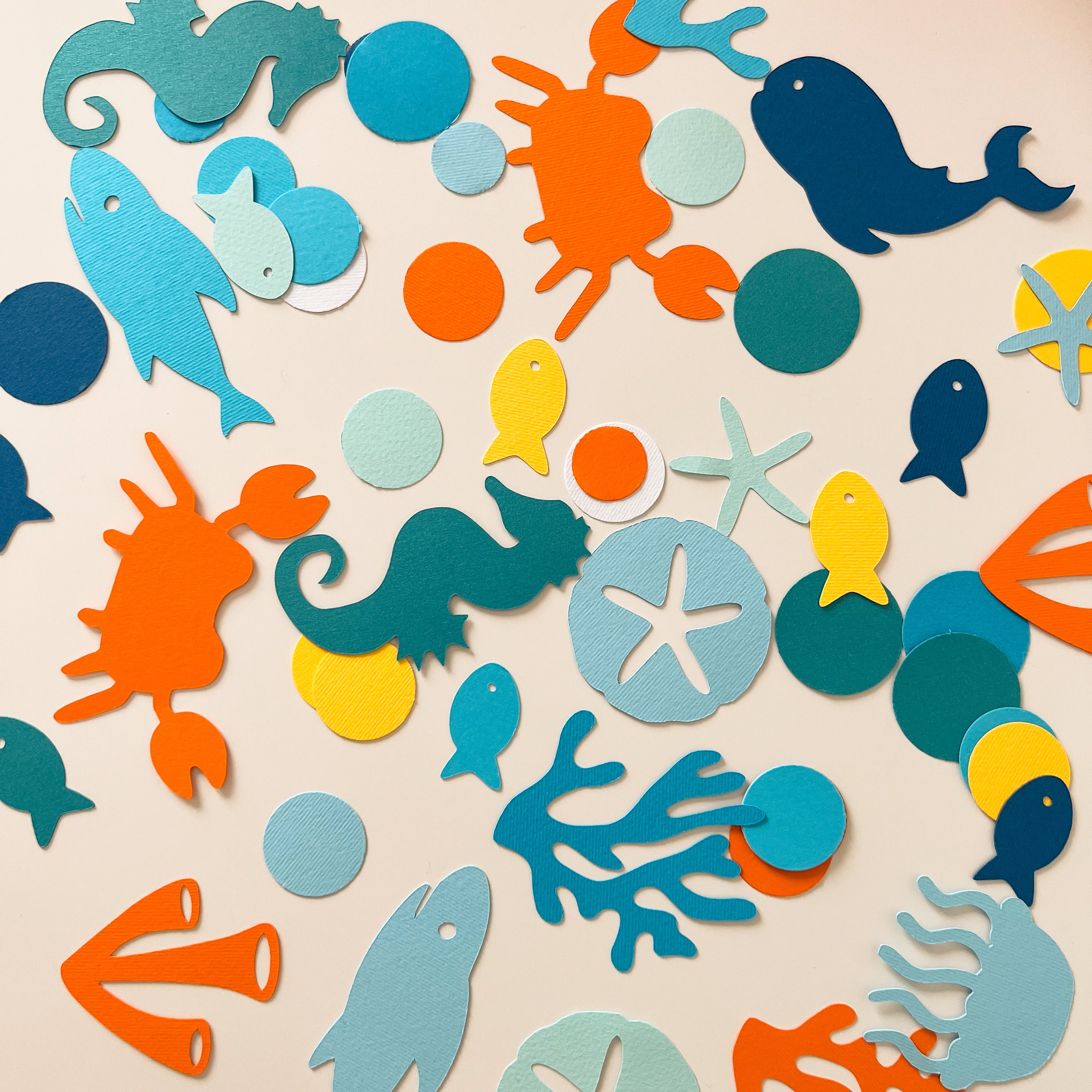 Under The Sea Confetti Ocean theme Onder the Sea Birthday