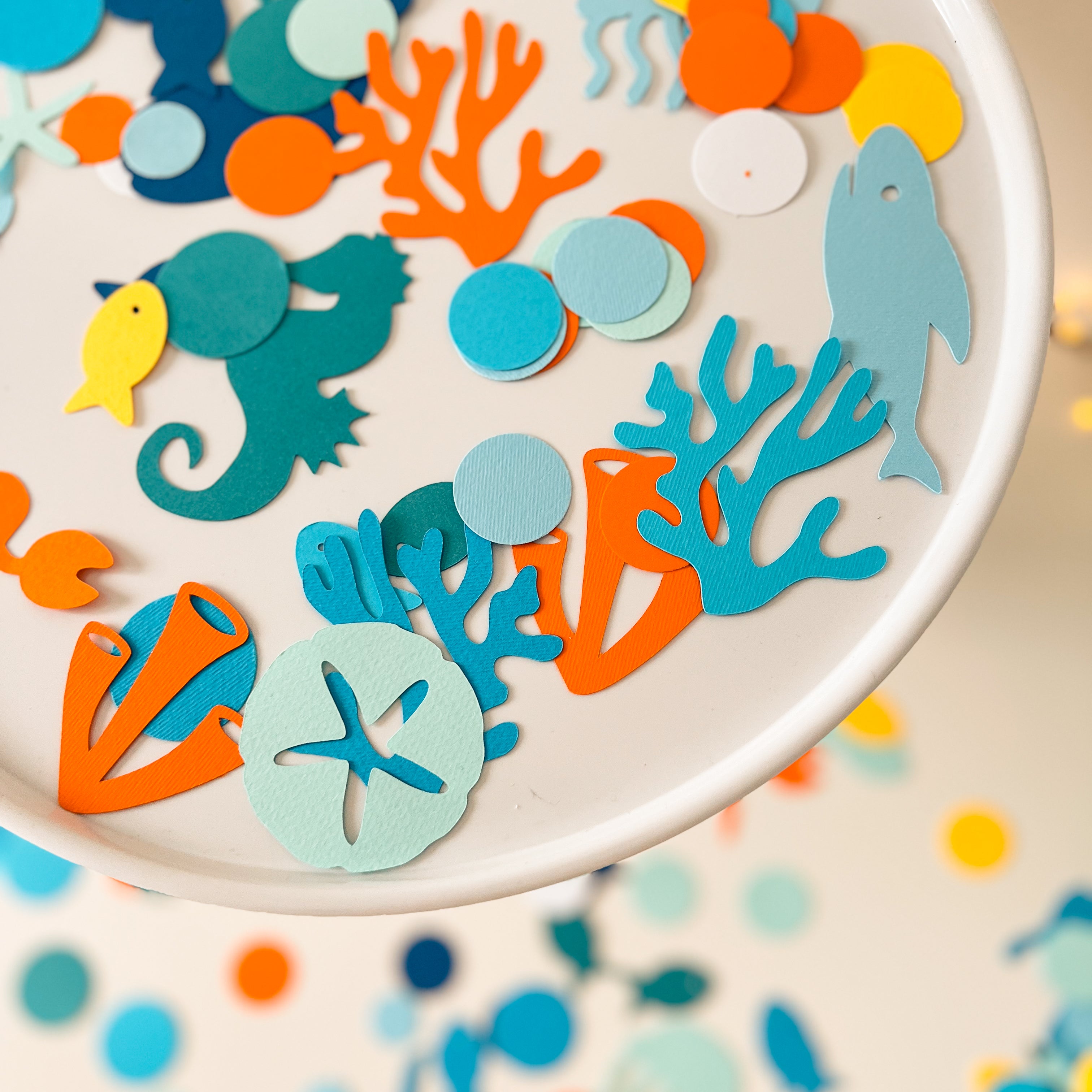 Under The Sea Confetti Ocean theme Onder the Sea Birthday
