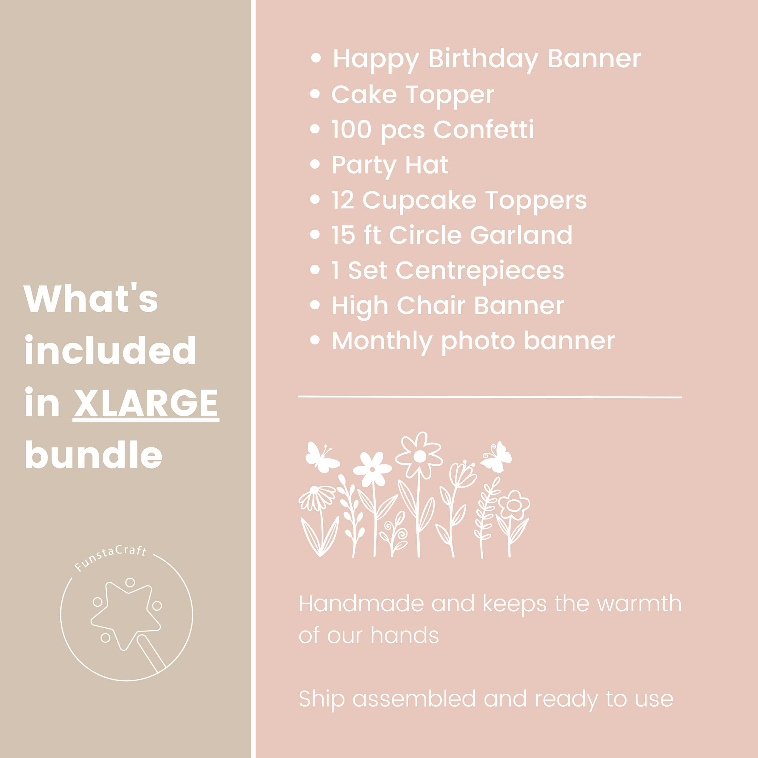Wildflower Birthday Bundle, Wild and Onederful 1st Birthday Decorations