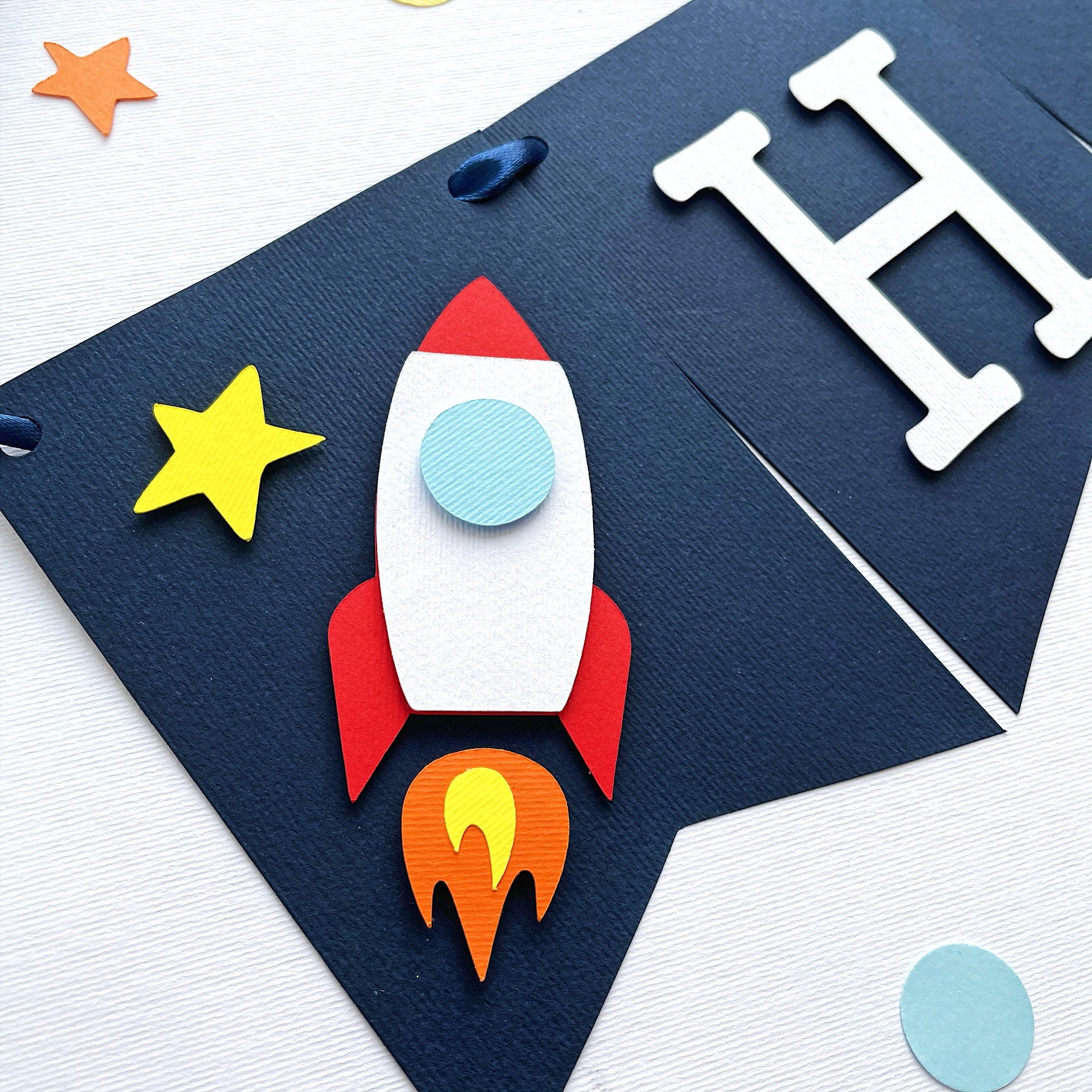 Space Birthday Banner