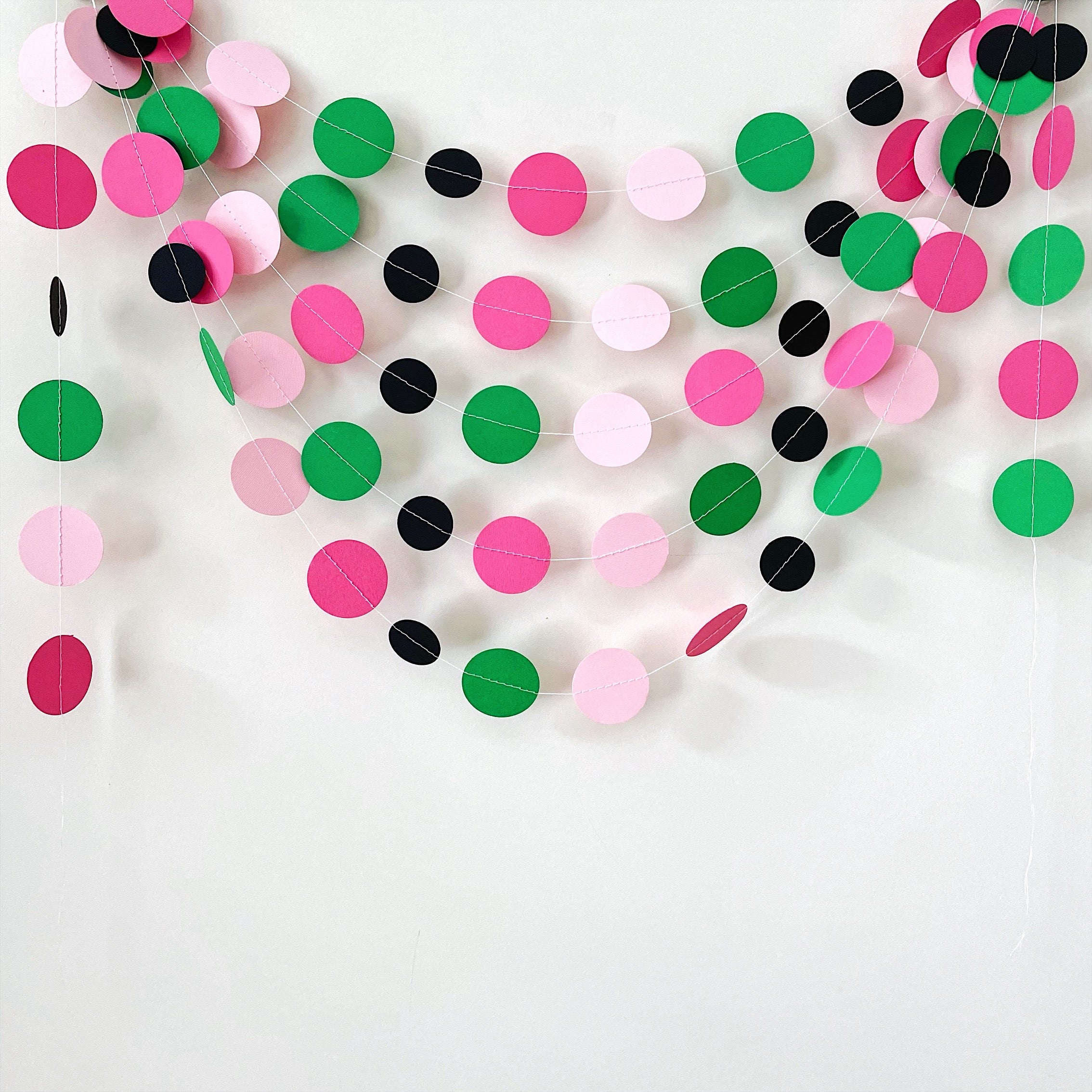 Watermelon Garland 1st Birthday Baby Shower Decorations Watermelon theme 1st Birthday Party Watermelon Circle Garland