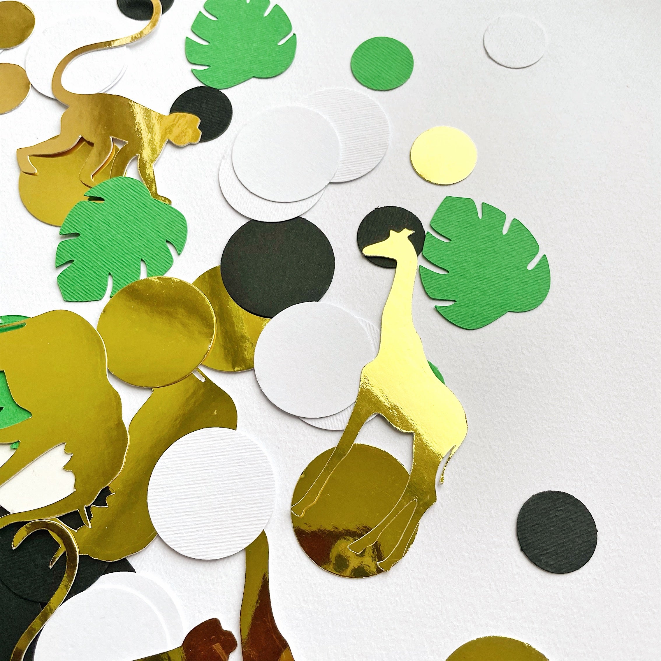 Jungle Confetti Jungle Birthday Party Decorations Jungle Theme 1st Birthday Party