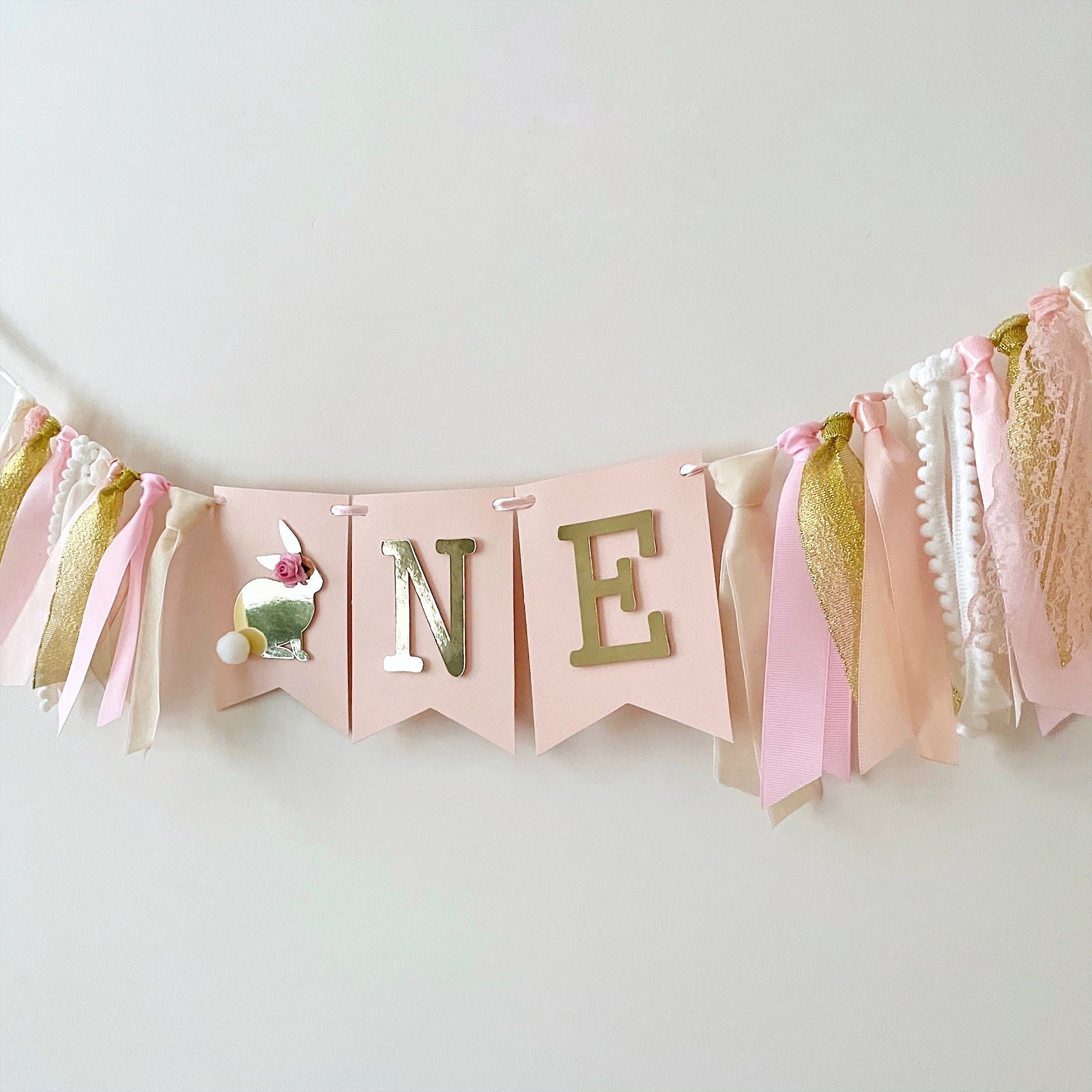 Bunny Highchair Banner