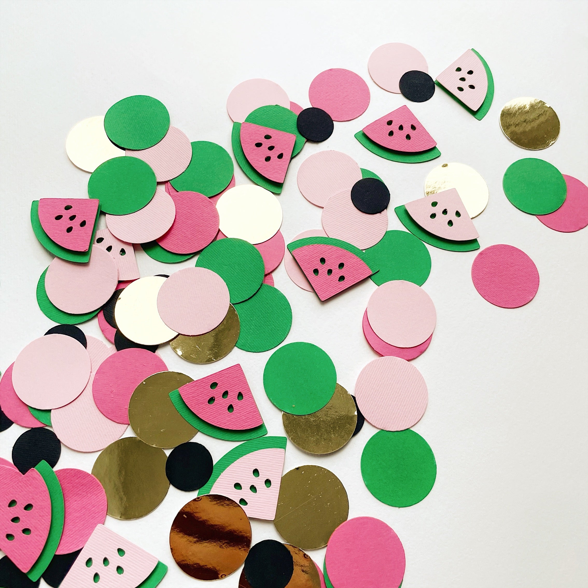 Watermelon Confetti Watermelon Table Decorations Watermelon Girl Baby Shower Watermelon Paper Confetti