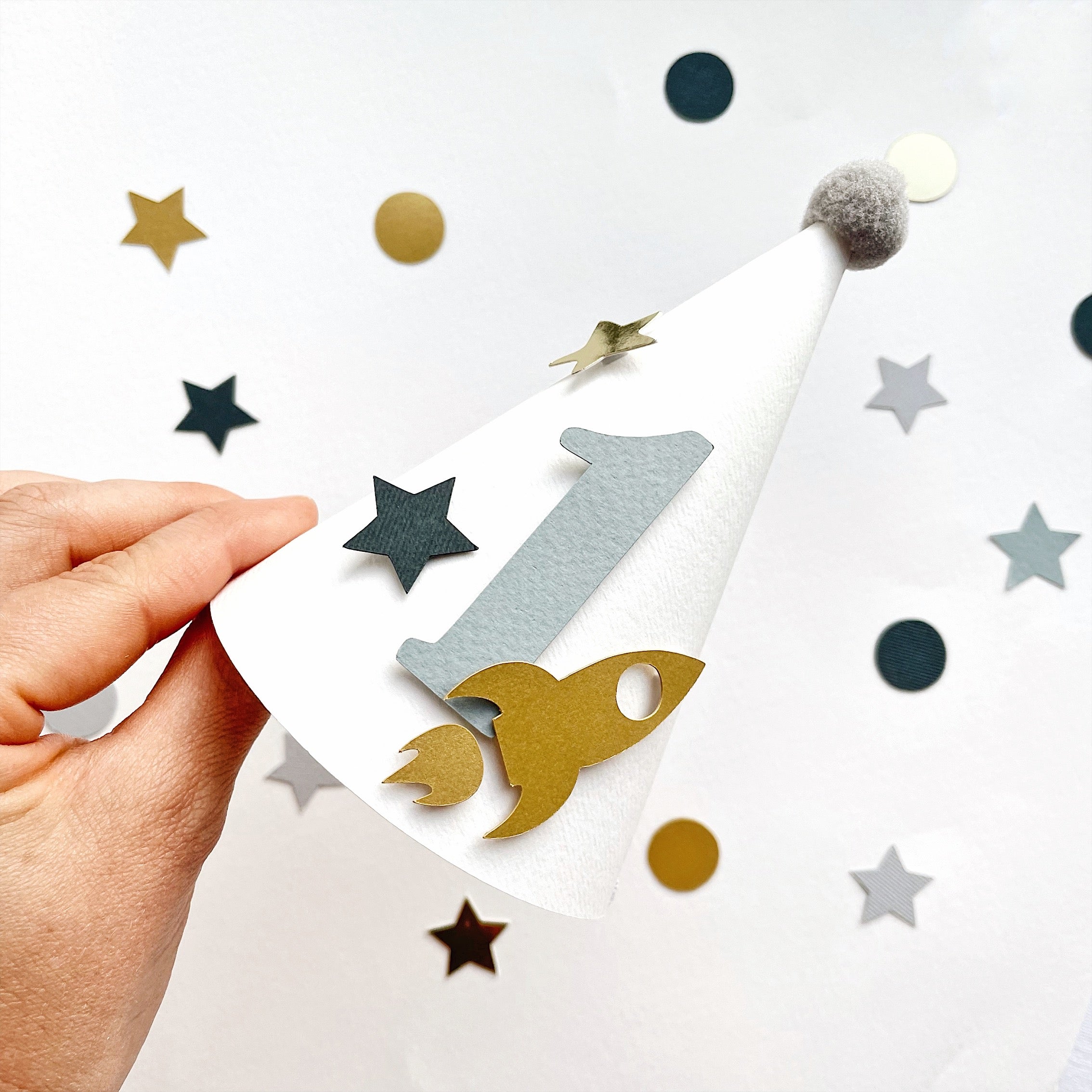 First Trip Around the Sun Birthday Party Hat Space 1st Birthday Decor One Birthday Party Around the Sun Party Decoration for 1 Year Birthday