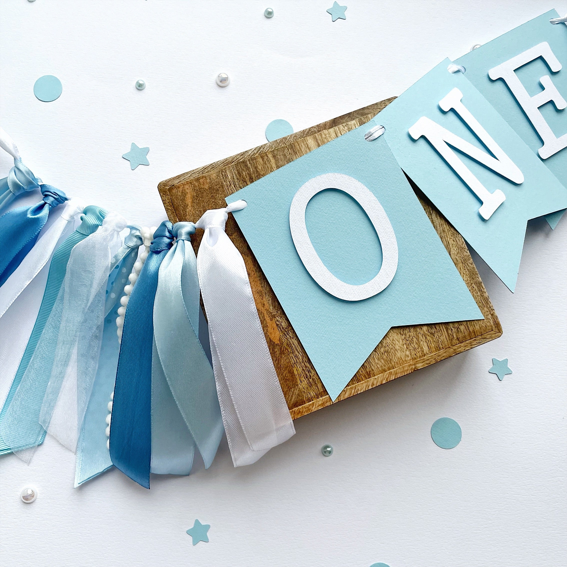 Blue High Chair Banner