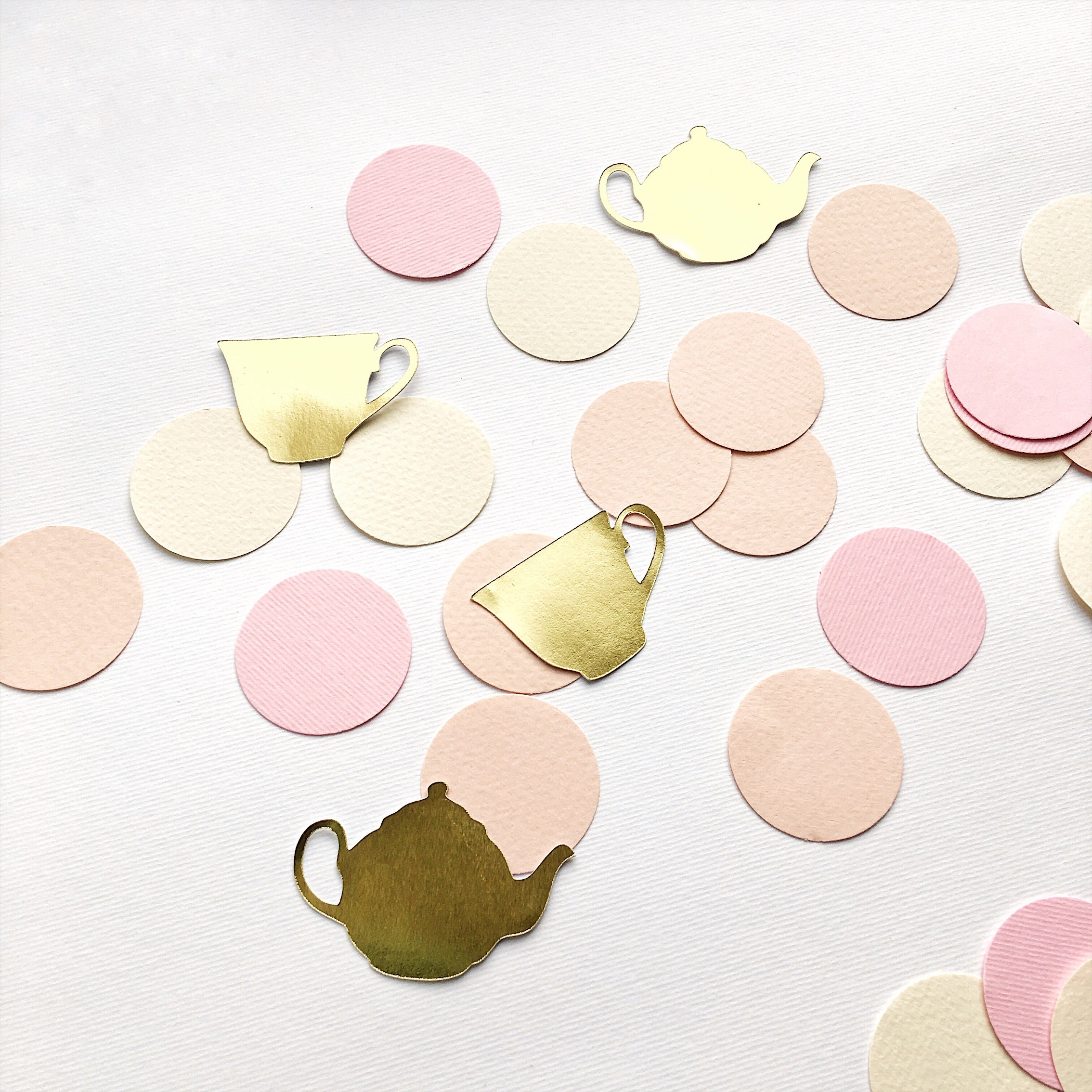 Tea Confetti Tea Baby Shower Decorations Tea party Garden party Confetti Teacup themed Confetti Tea Baby Shower Princess Tea Party or Let's par tea Confetti