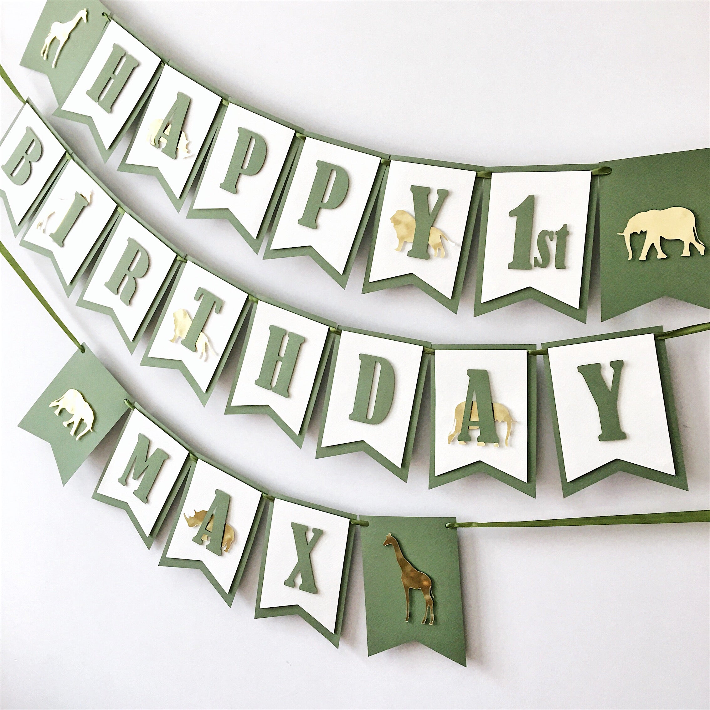 Safari Birthday Banner