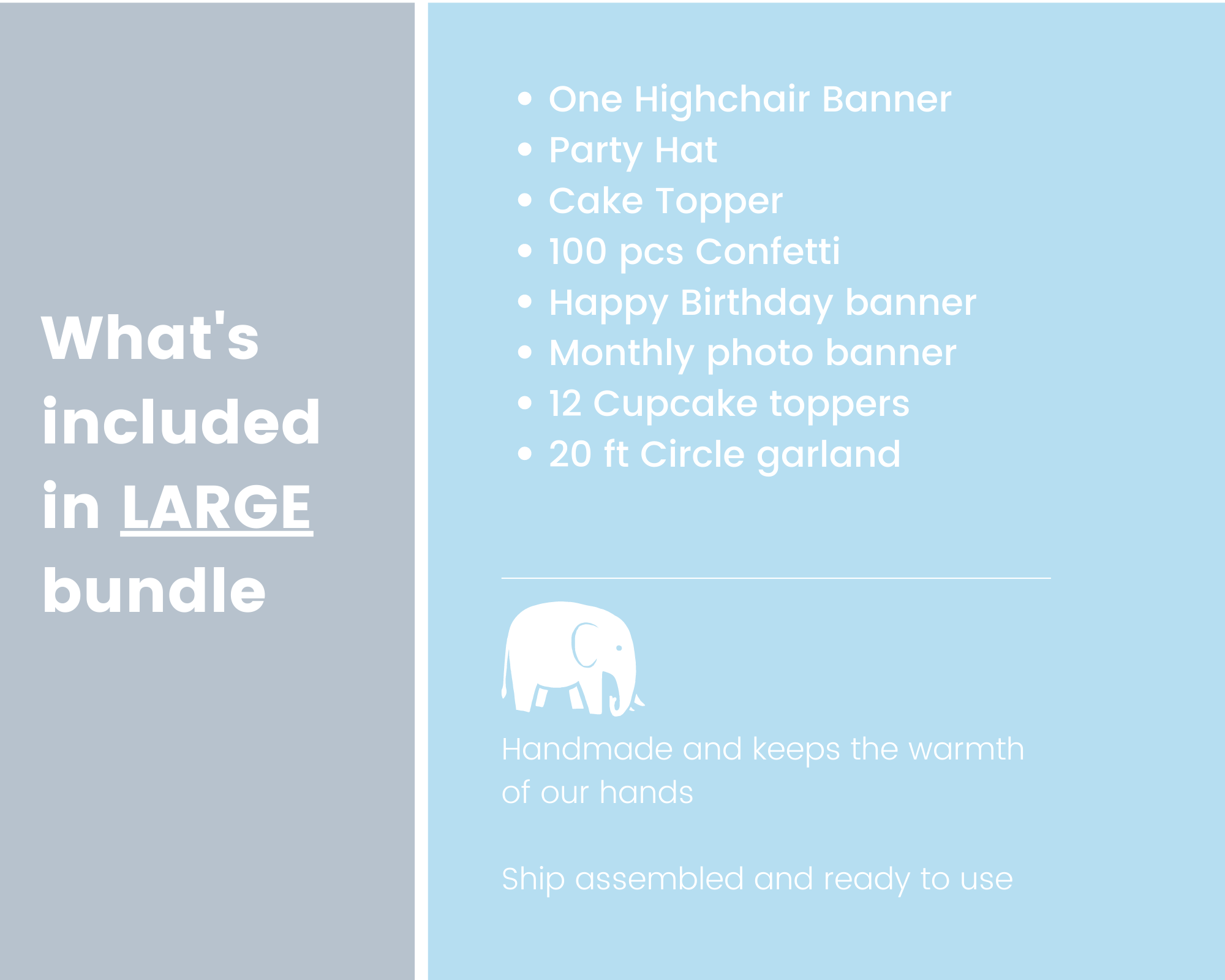 Elephant 1st Birthday Party