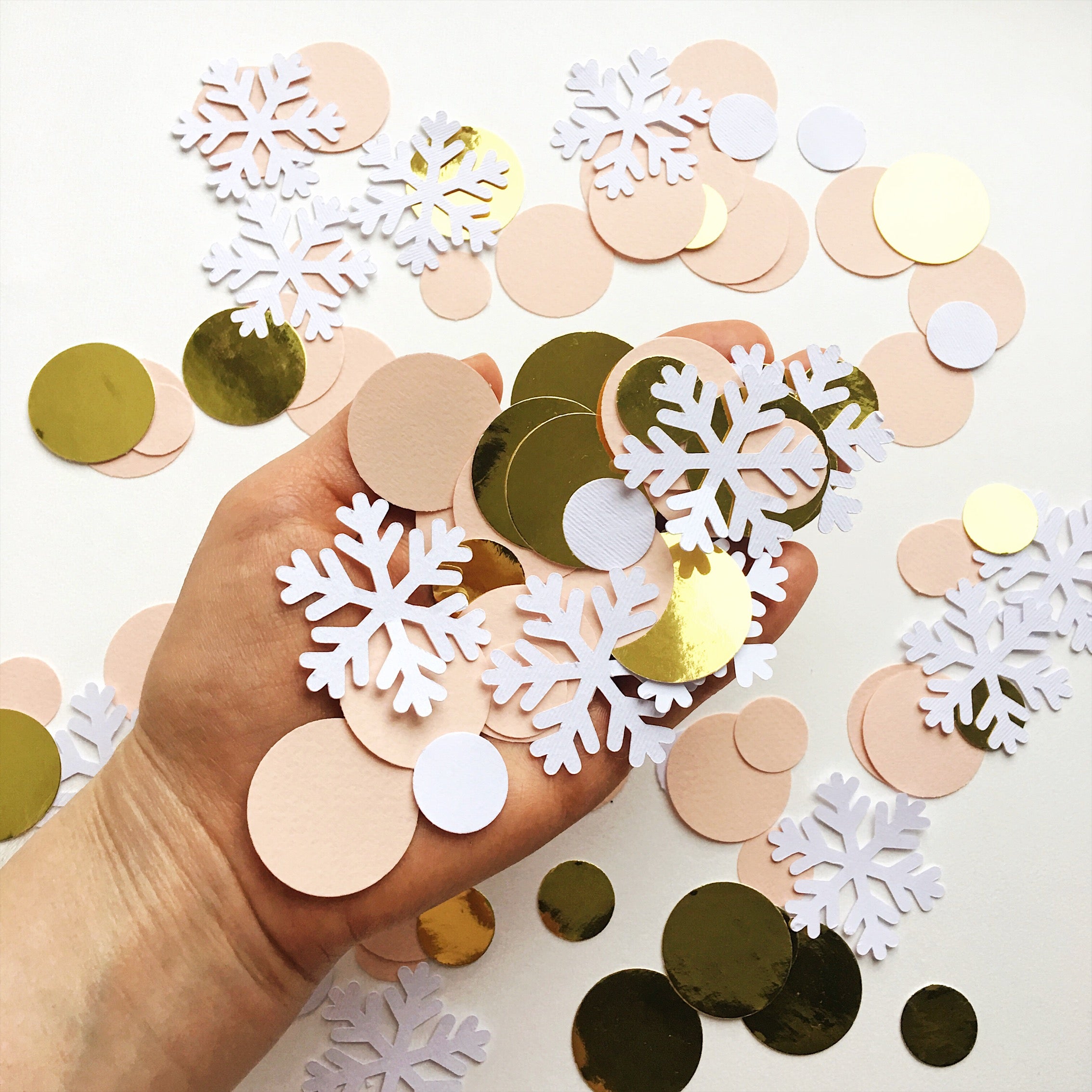 Snowflake Confetti Christmas Holiday Baby Shower Christmas Holiday Birthday Winter Baby Shower Winter Onederland Oh What Fun it is to be One party