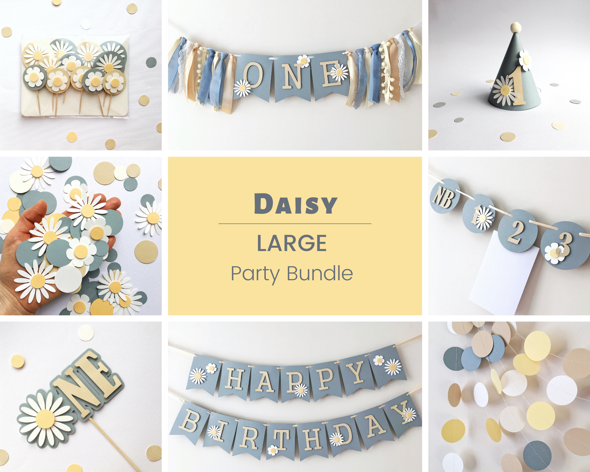 Daisy Birthday Party Bundle