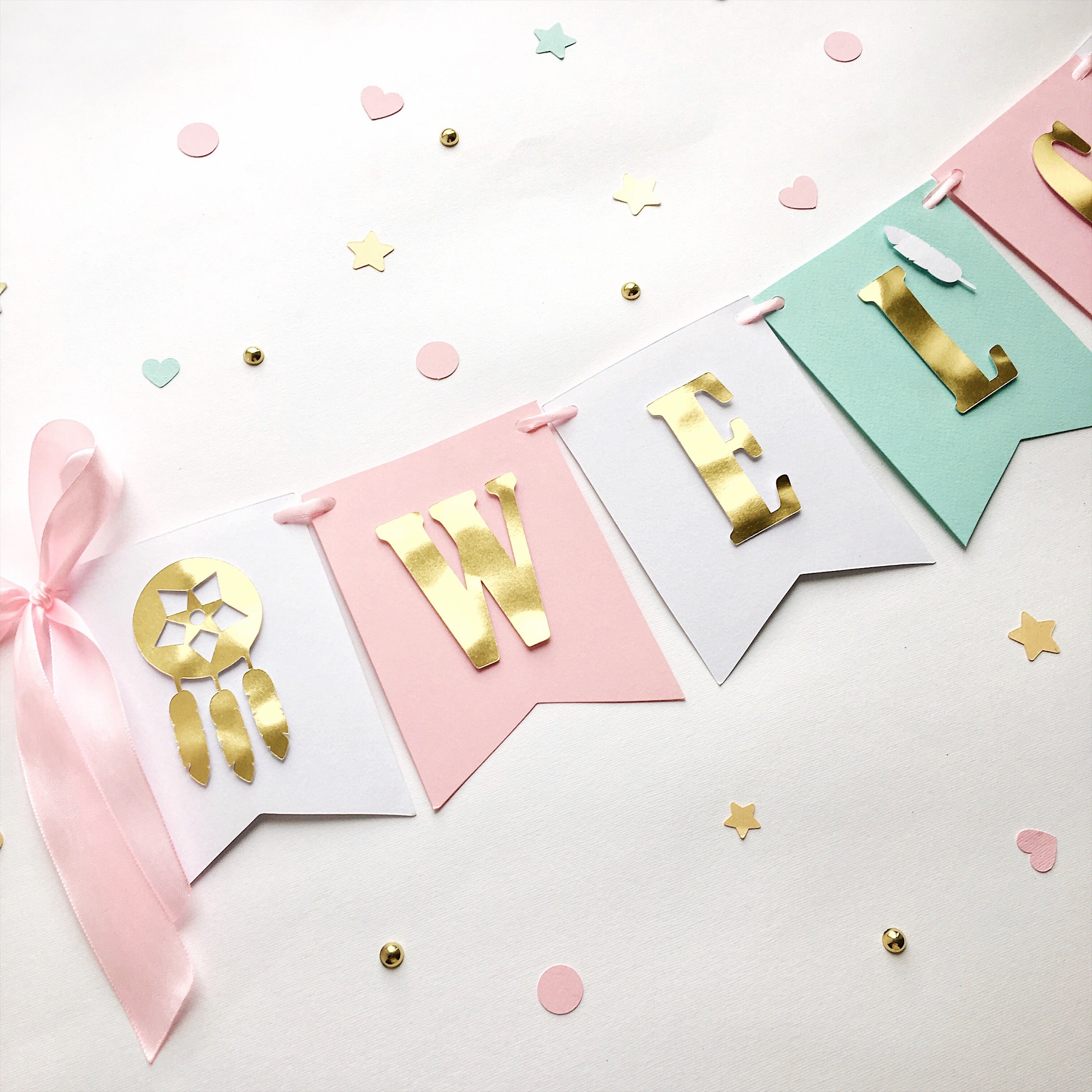 Welcome: Baby Boho Banner