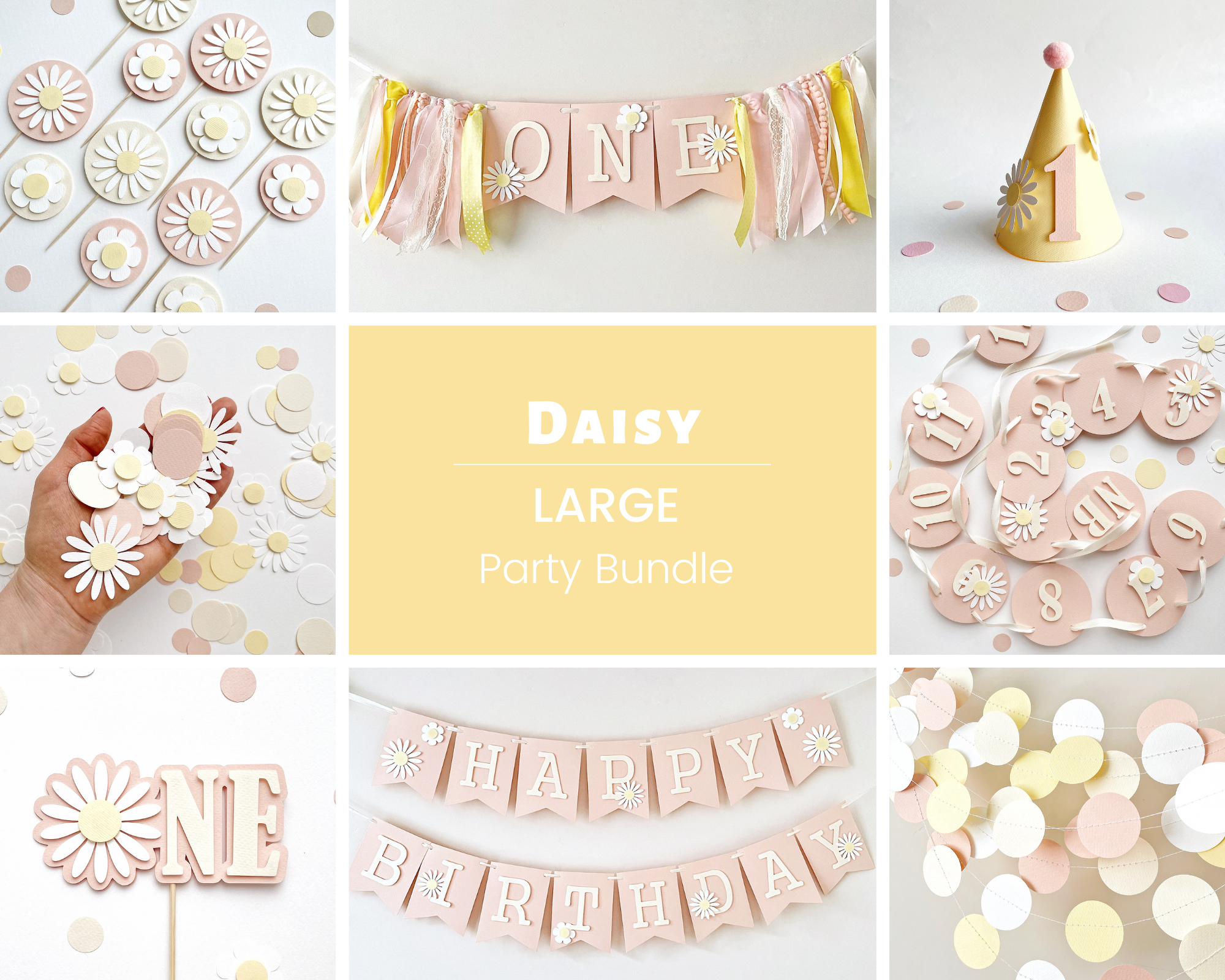 Daisy Birthday Party Bundle