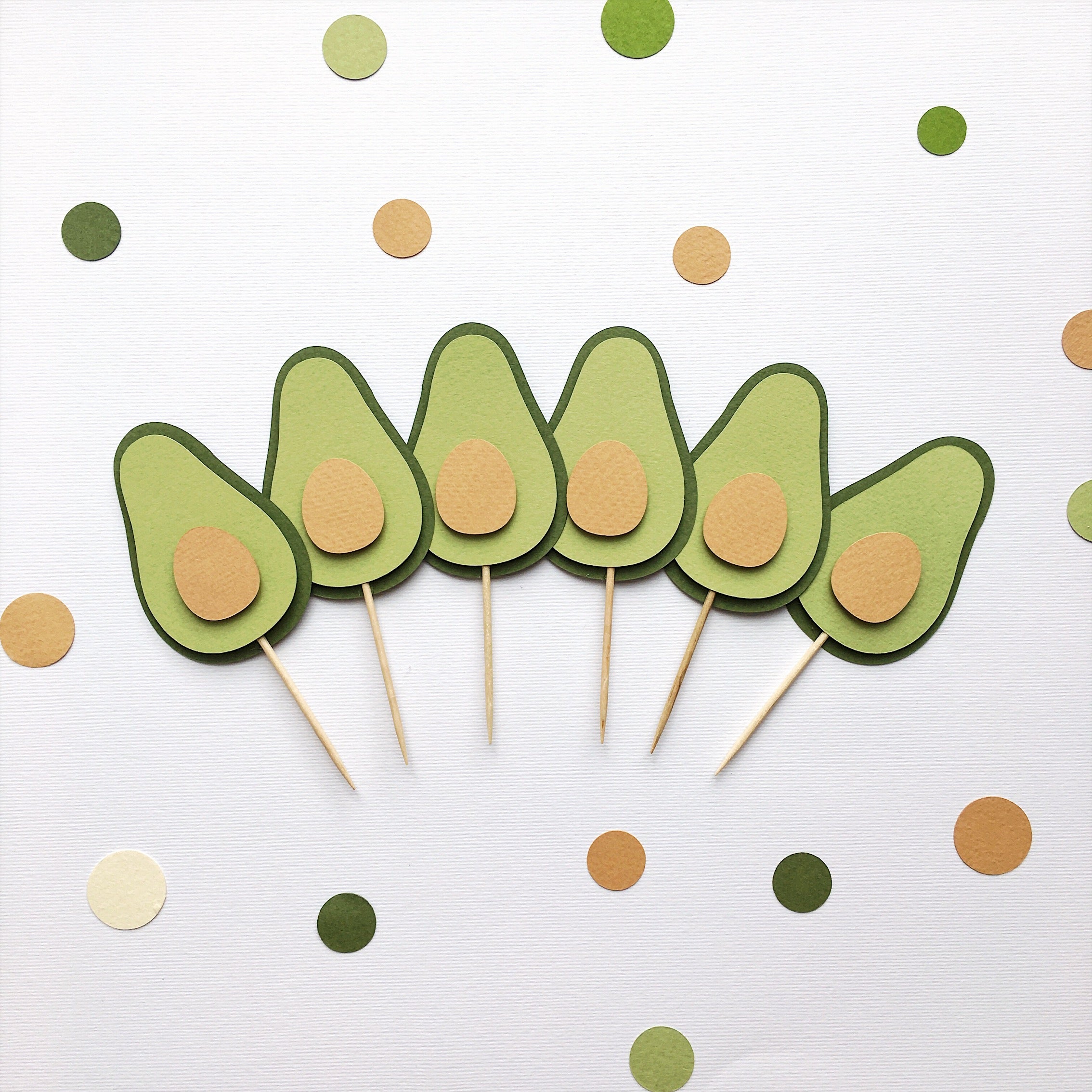 Avocado Cake Topper Holy Guacamole Birthday Party Decorations – FUNSTARCRAFT