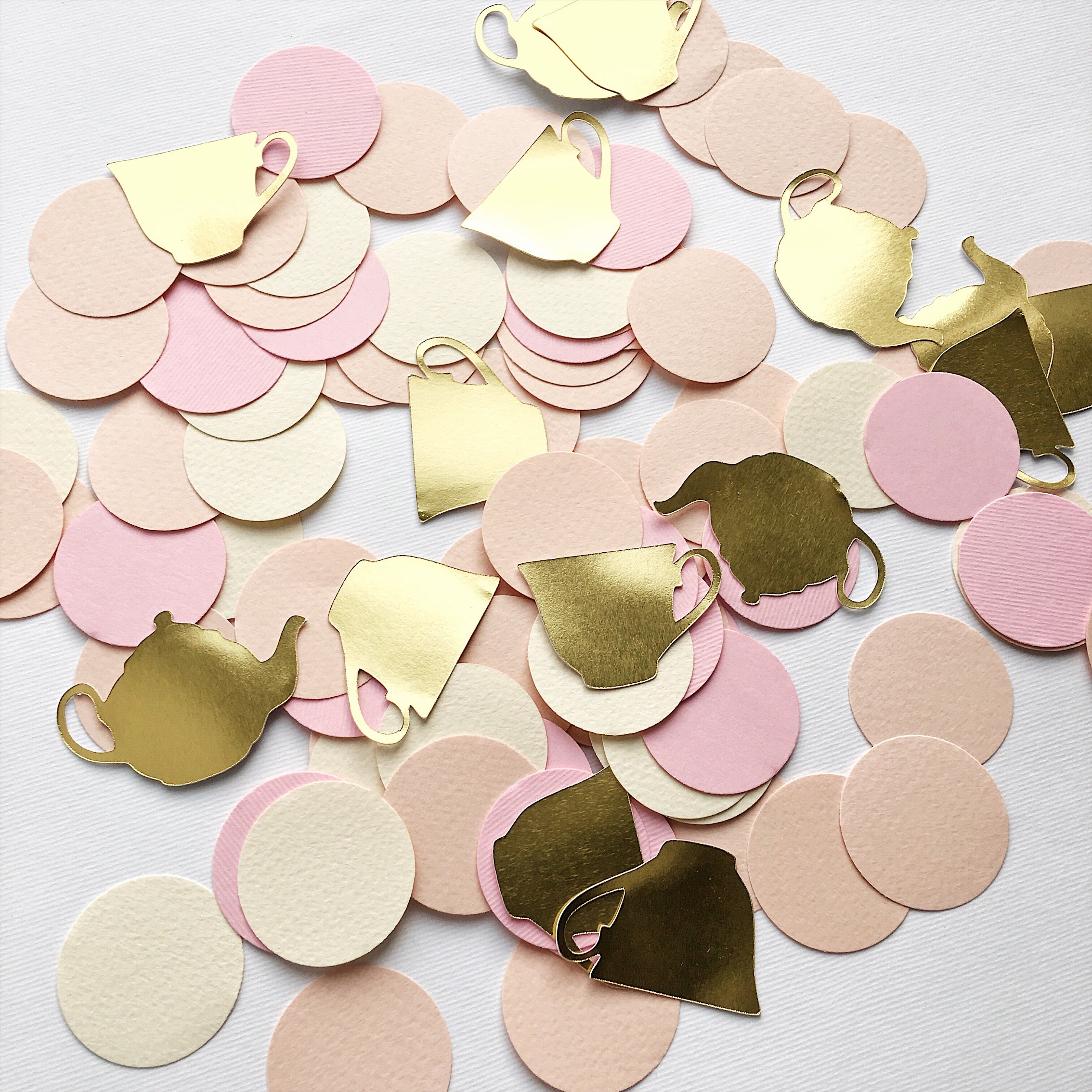 Tea Confetti Tea Baby Shower Decorations Tea party Garden party Confetti Teacup themed Confetti Tea Baby Shower Princess Tea Party or Let's par tea Confetti