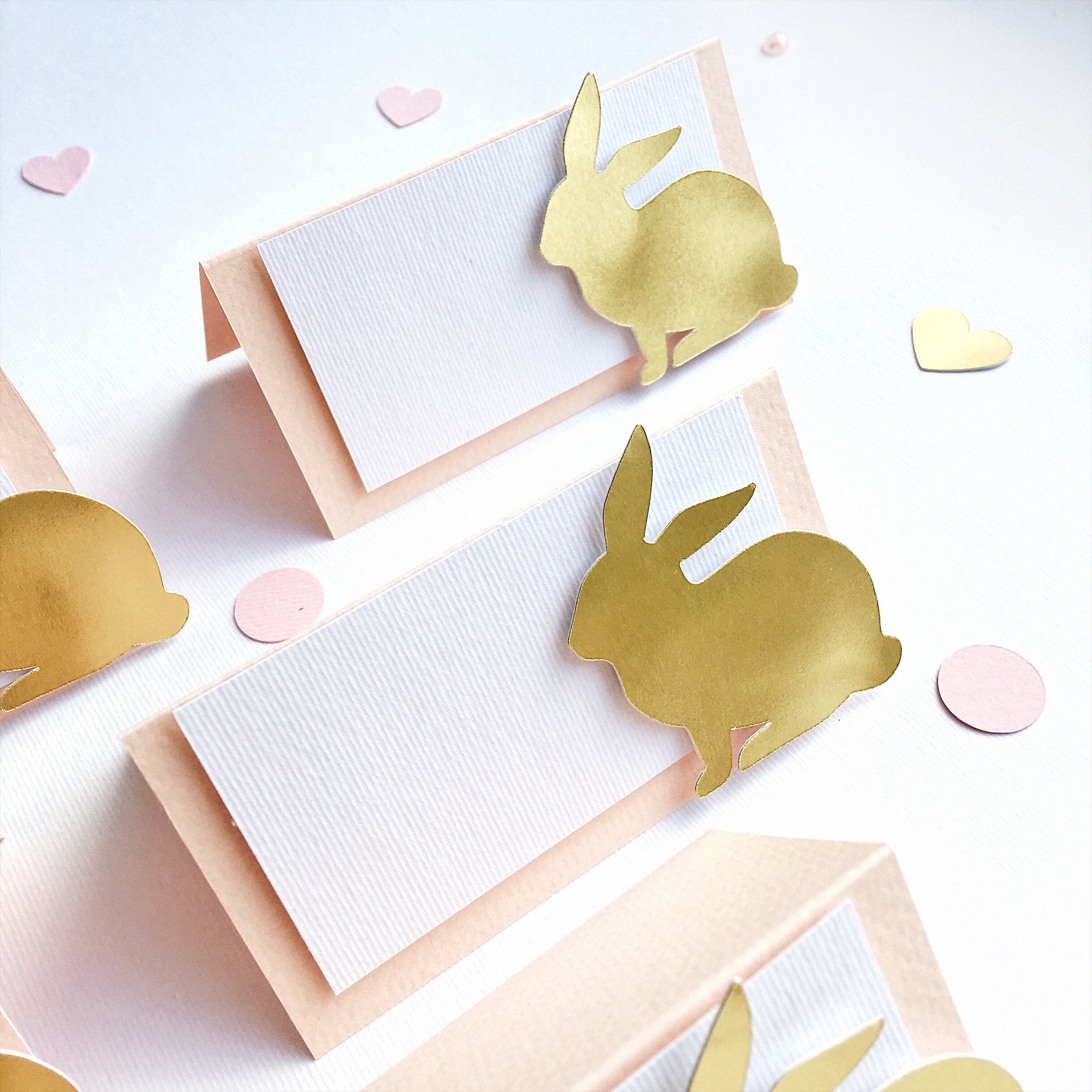 Bunny Place Cards A Little Bunny is On The Way Table Decorations Bunny Baby  Shower Some Bunny is One Easter 1st Birthday Decoration