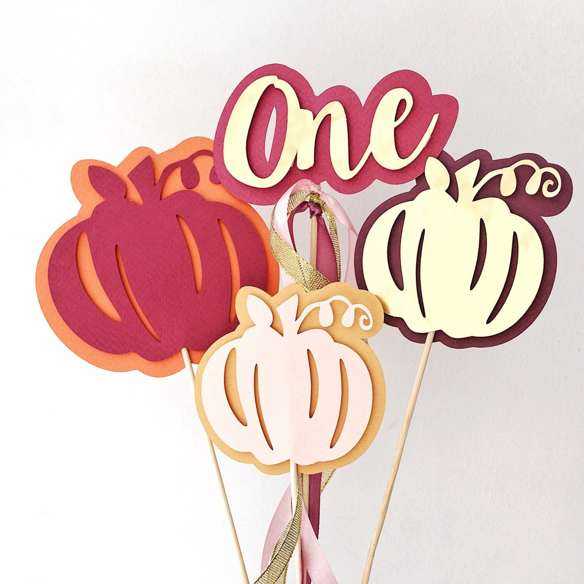 One Pumpkin Centerpieces