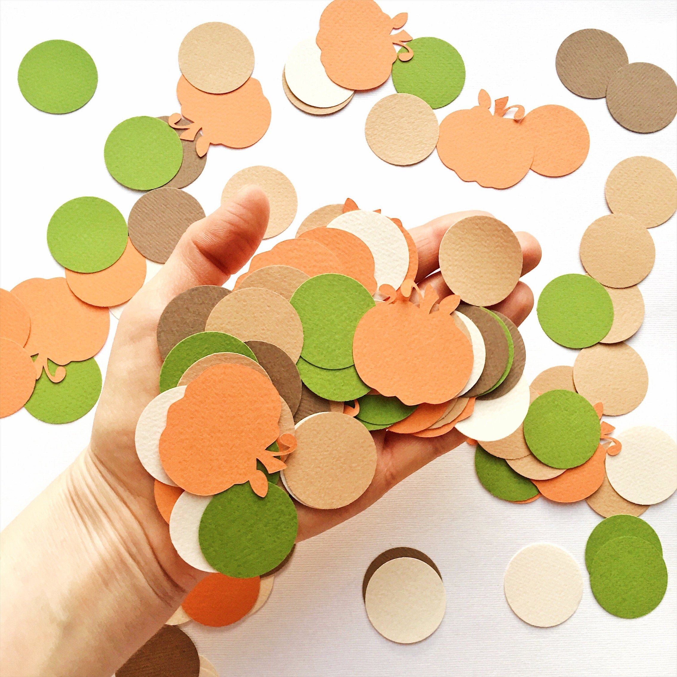 Boy Fall Pumpkin Paper Confetti Our Little Pumpkin 1st Birthday Decor