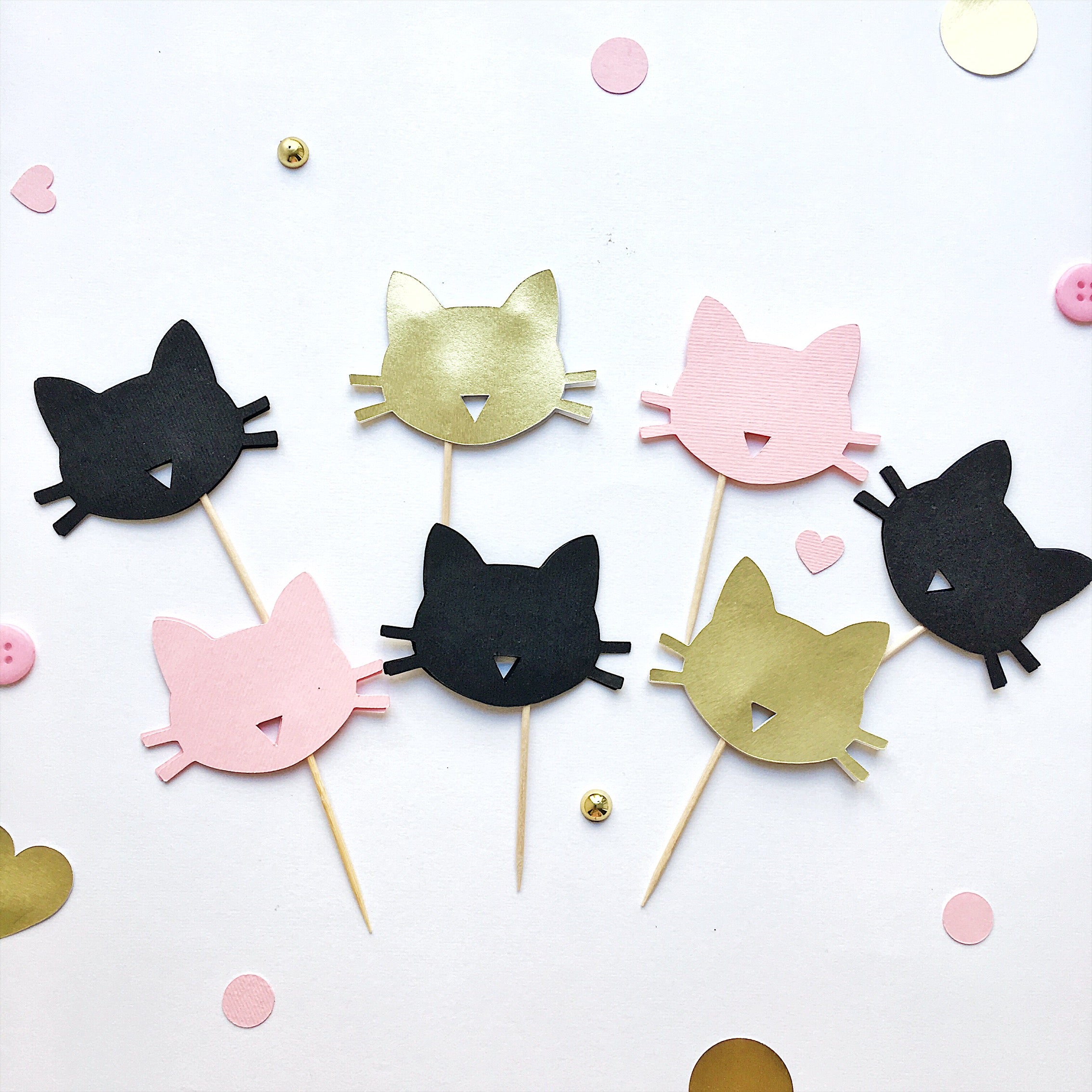 Cat Party Decorations Meow Birthday Purr-fect Pawty