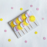 Girl Sunshine Cupcake Toppers