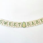 Avocado Baby Shower Banner Holy Guacamole Baby Shower Decorations Personalized Welcome Baby Name Banner 