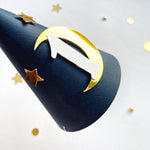 Over The Moon Party Hat Moon Navy Blue First Birthday Party
