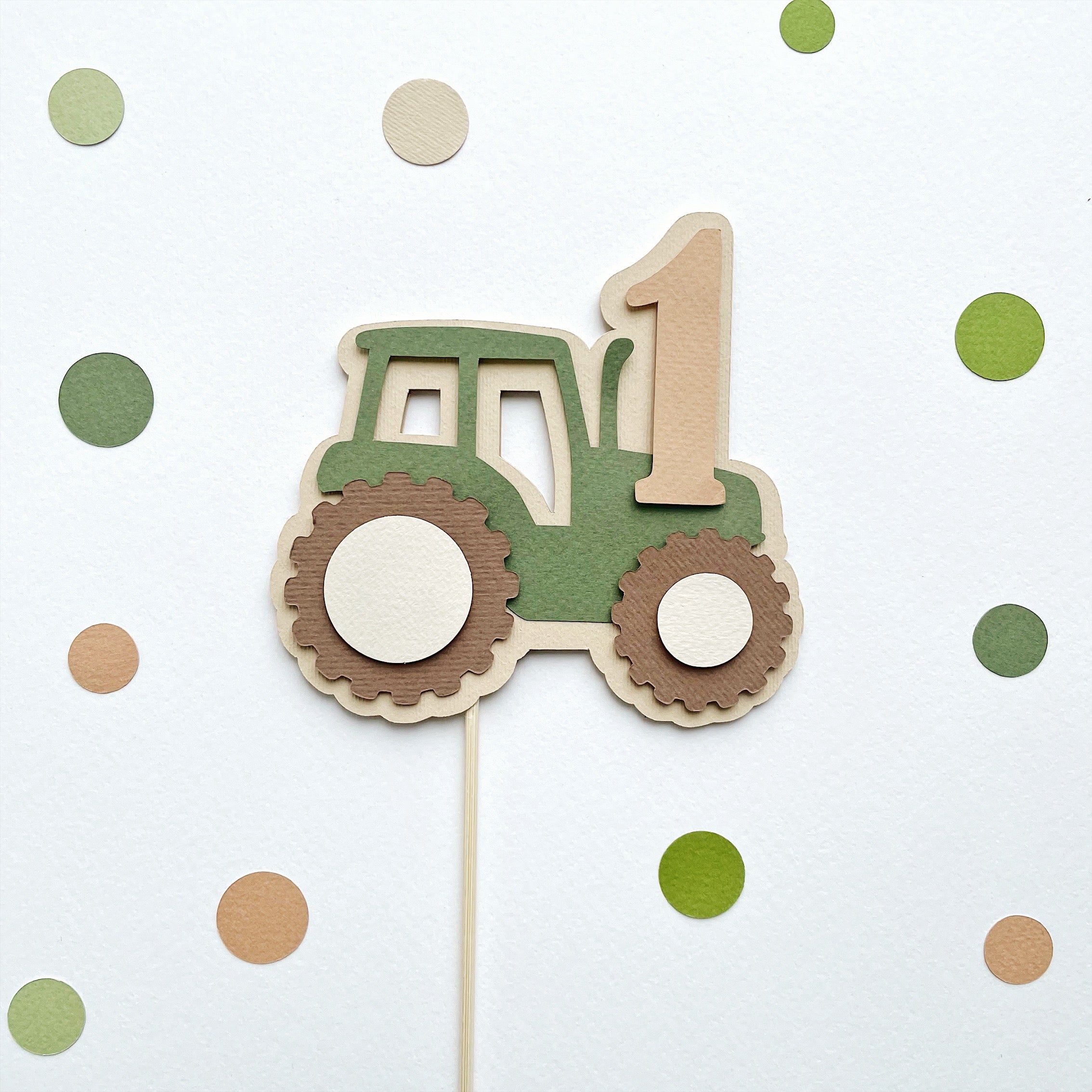 Tractor First Birthday Cake Topper Tractor First Birthday Decor Tractor Party Ides Farm theme Birthday party