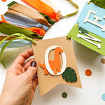 One-A-Saurus Dinosaur High Chair Banner - First Birthday Dino Garland Decor