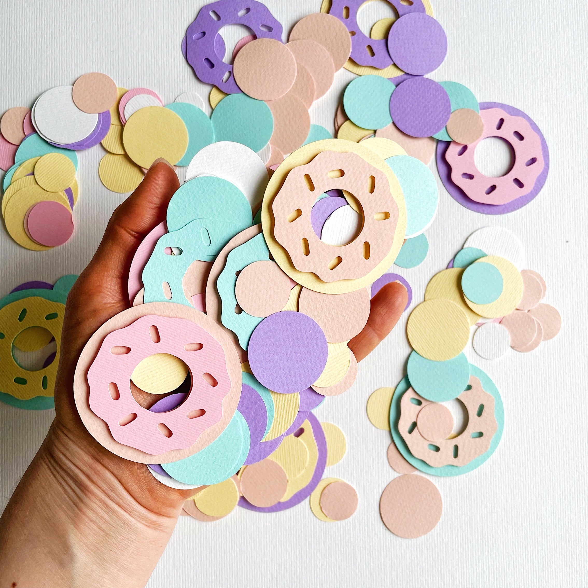 Donuts Confetti Two Sweet Birthday Donuts Baby Shower Decorations Sweet Celebration
