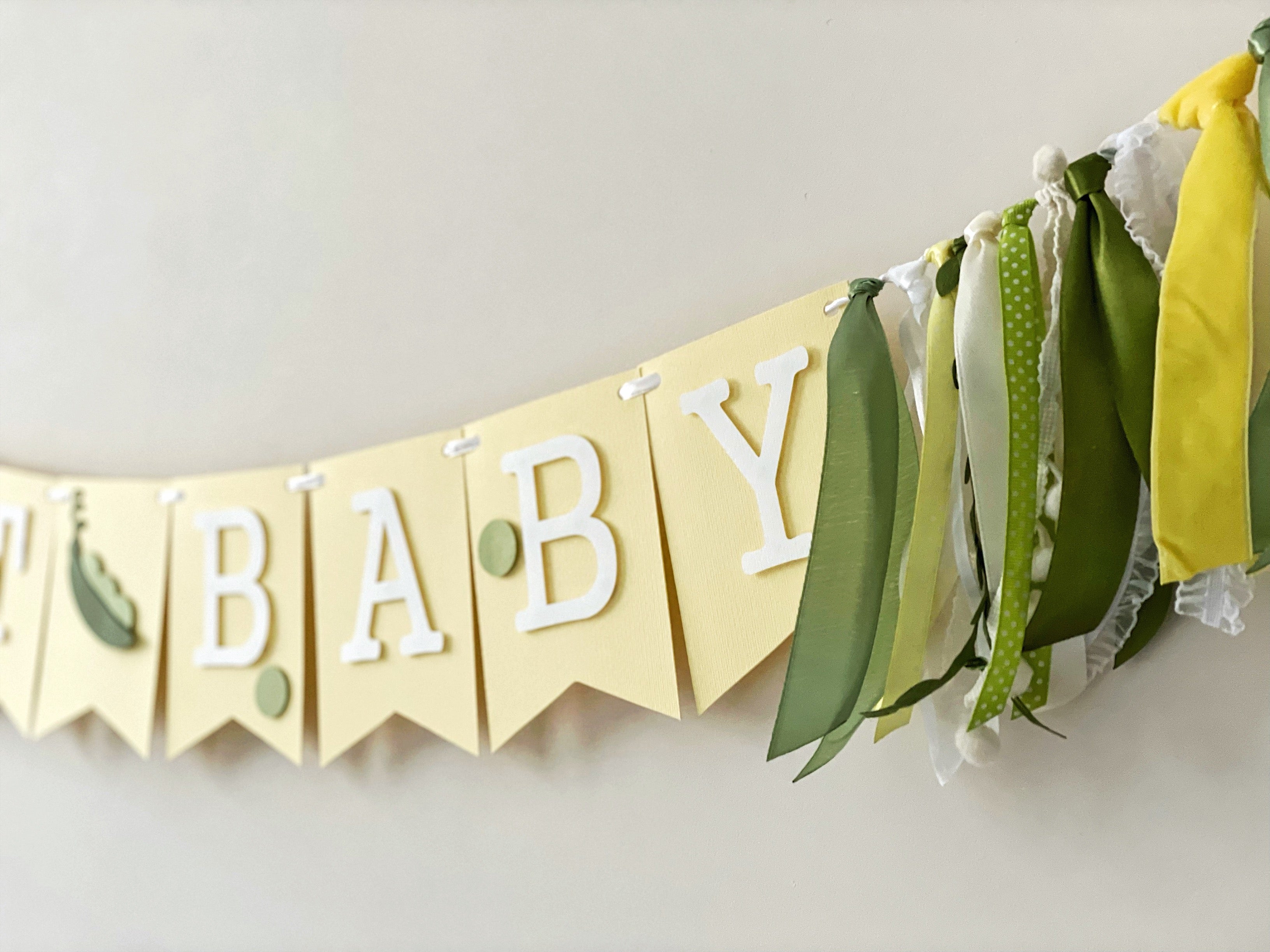 Sweet Pea Baby Shower Banner Pea Baby Shower Decorations 