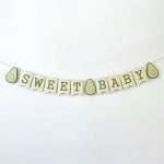 Avocado Baby Shower Banner Holy Guacamole Baby Shower Decorations Personalized Welcome Baby Name Banner 